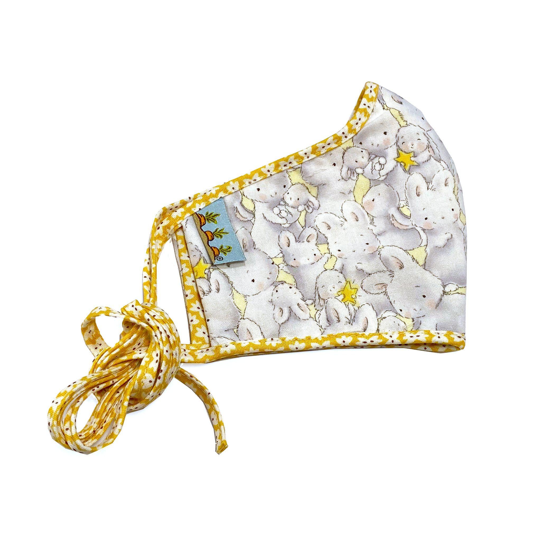 RETIRED - Adult Cloth Face Mask - Bloom Bunnies、mySite、g9winljtr