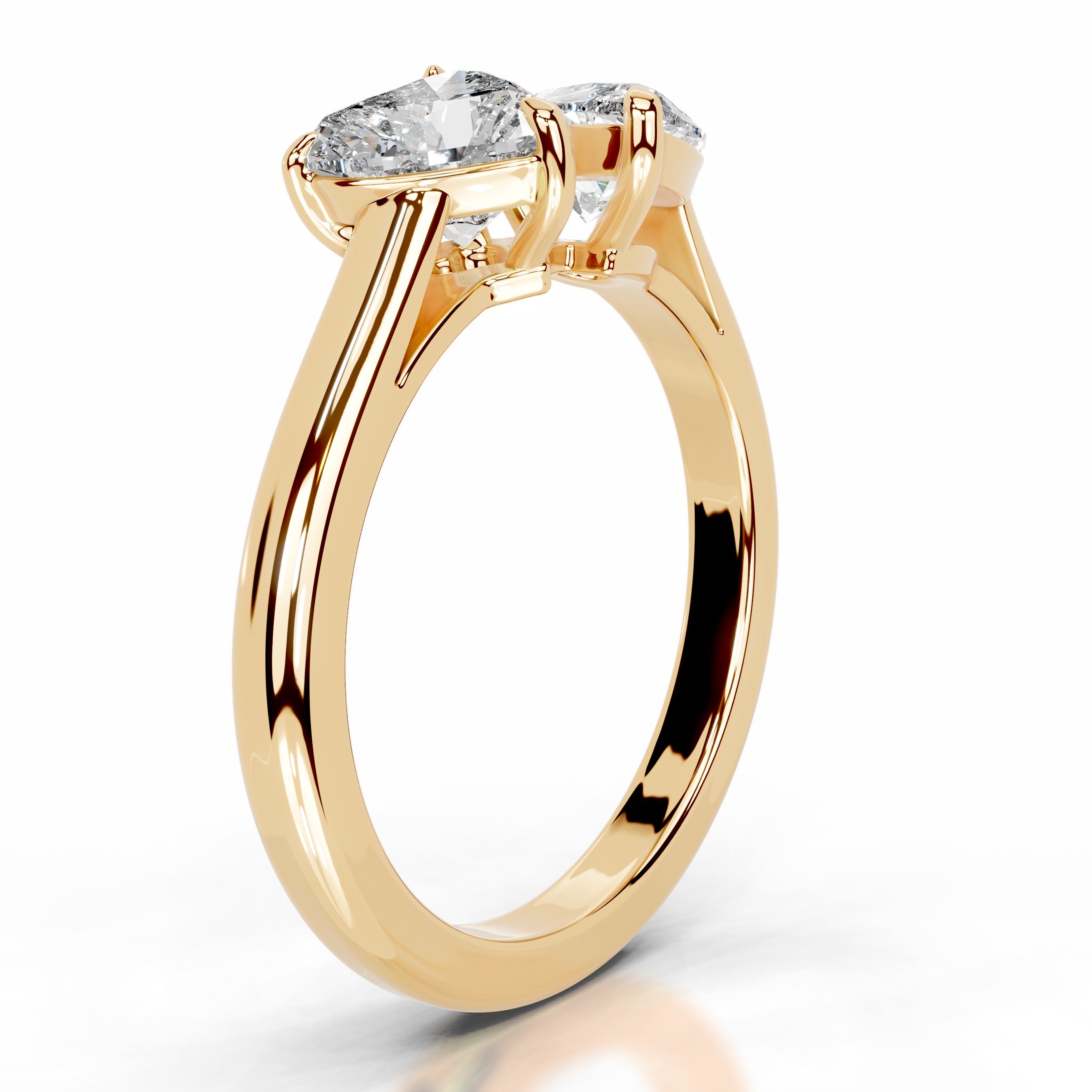 Shay Lab Grown Diamond Ring - 18K Yellow Gold、mySite、hinf8tx79
