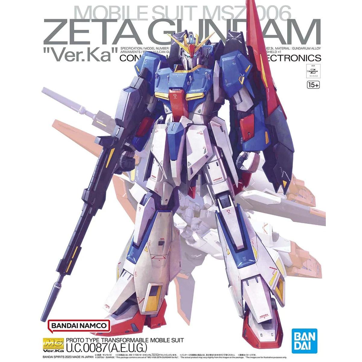 Mobile Suit Gundam 1/100 MG Zeta Gundam Ver.Ka、mySite、hgirdovlk