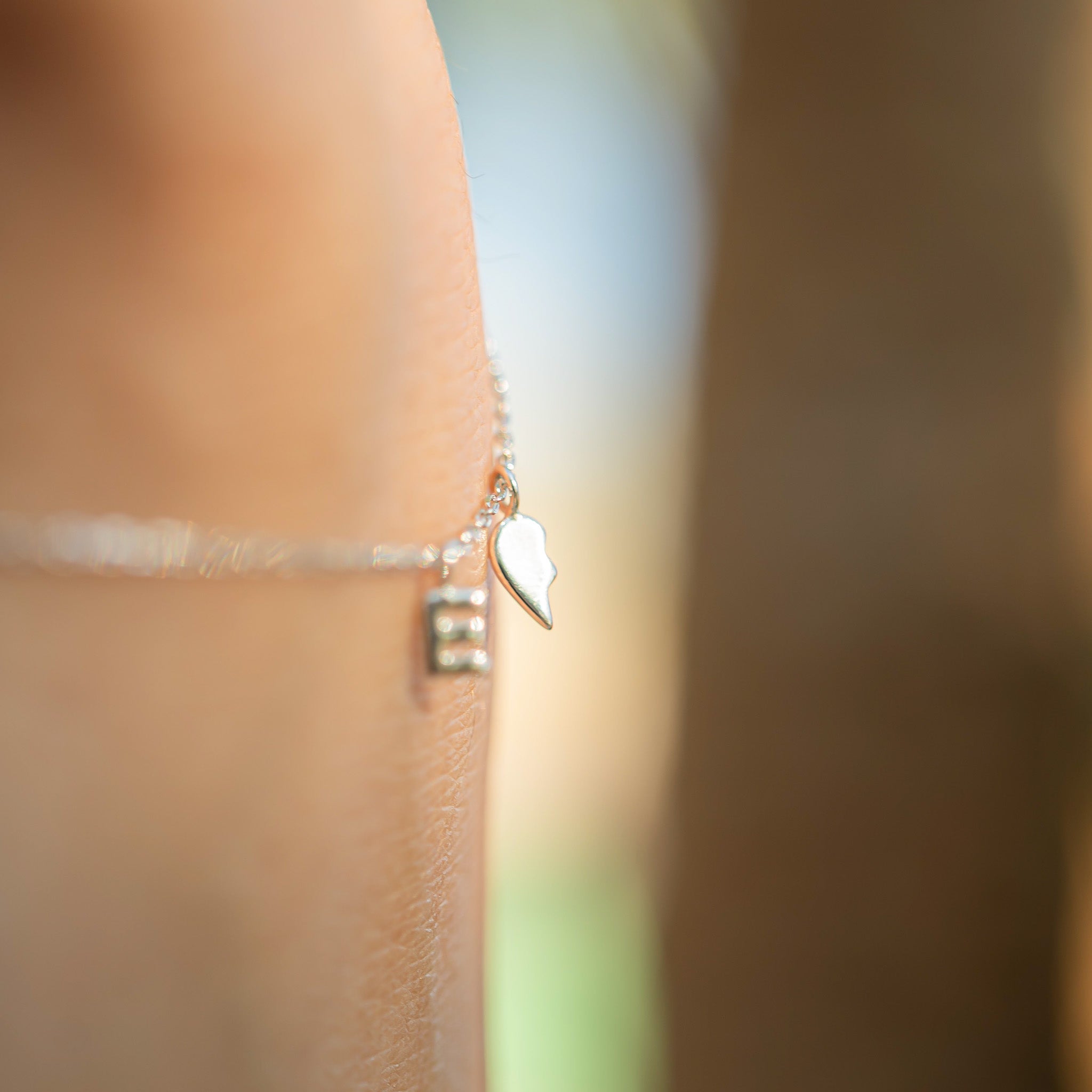 Permanent Jewelry Left Side .925 Sterling Silver Broken Heart Charm / PMJ3006、mySite、dreamappss