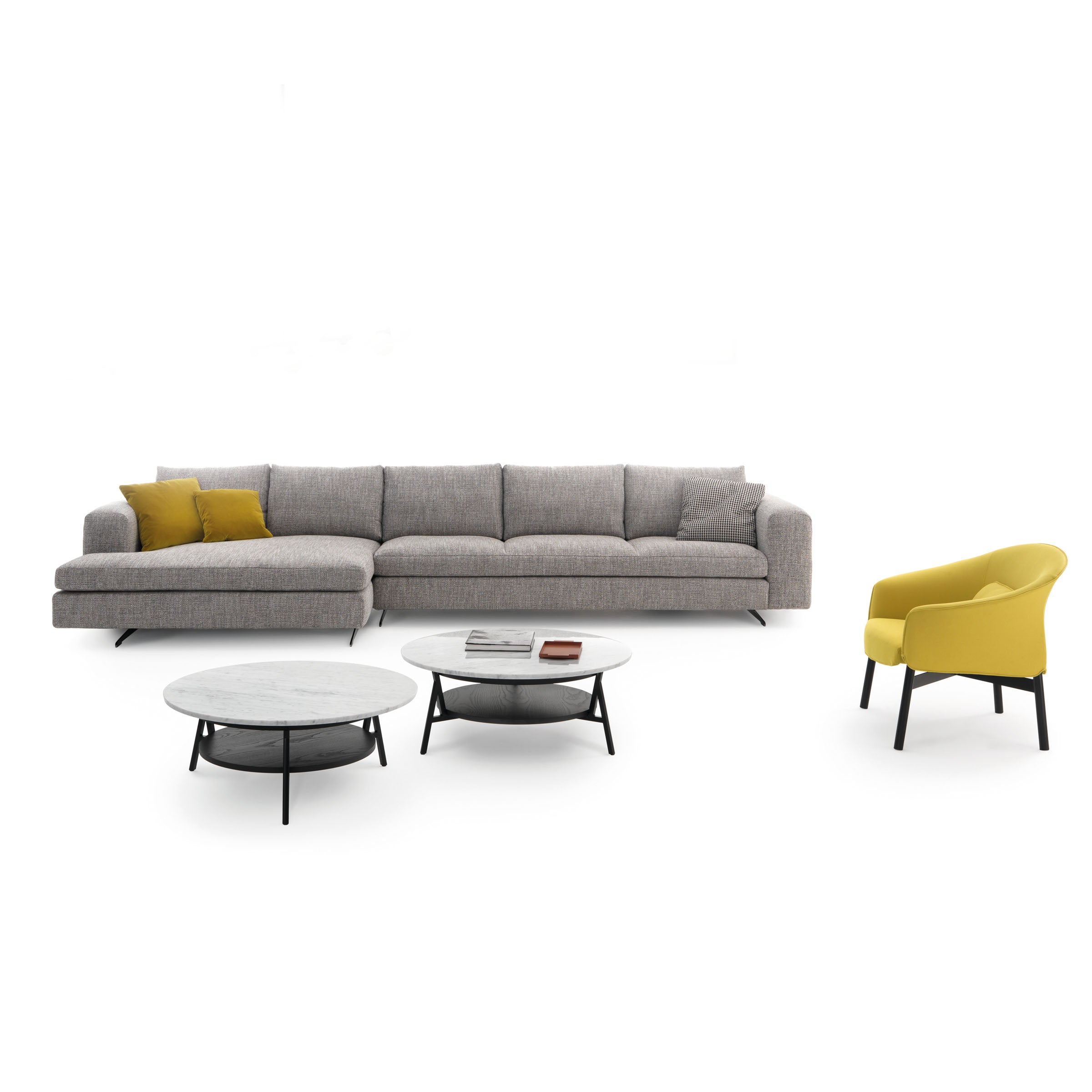 Marble Coffee Table CRADLE by Neri&Hu for Arflex、mySite、neckold