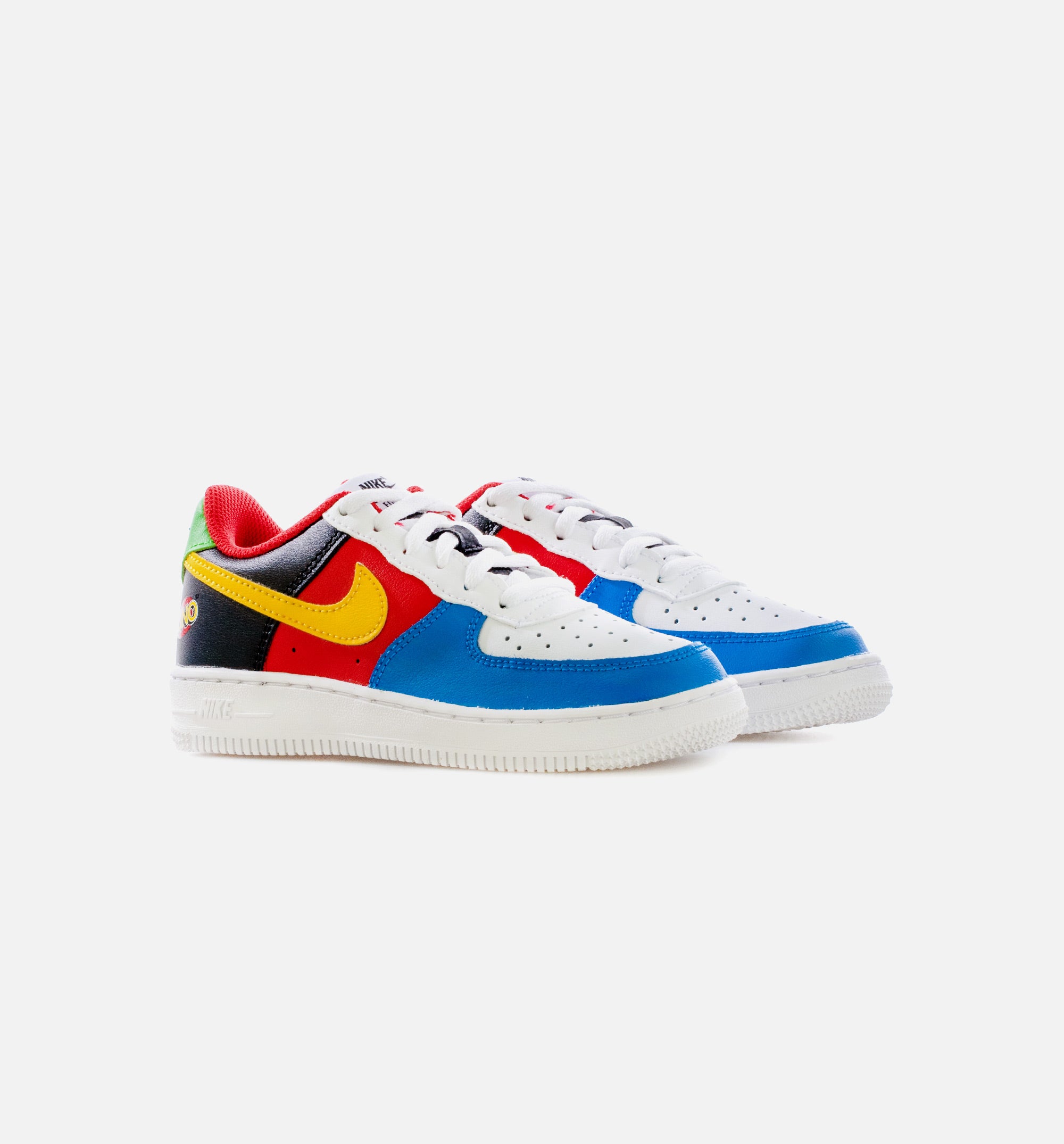 Air Force 1 UNO Preschool Lifestyle Shoe - Black/Red/Multi Free Shipping、mySite、dreamappss
