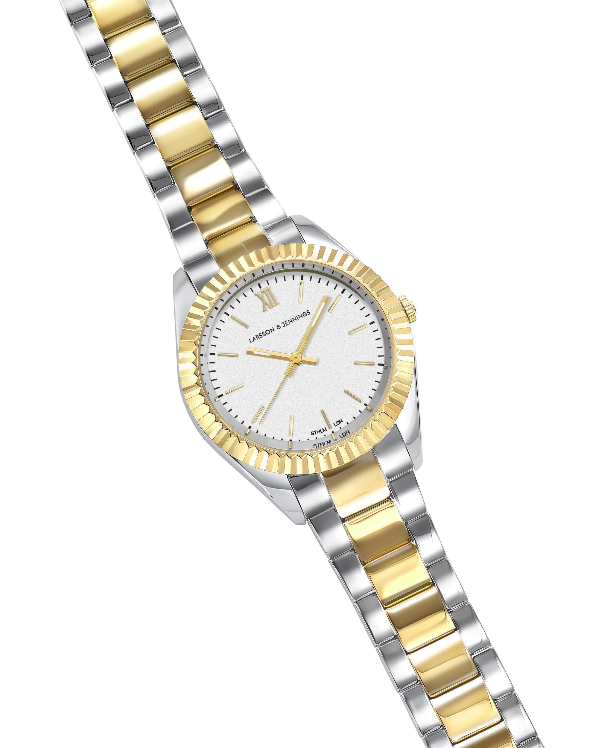  Jade Mixed Gold White 36mm