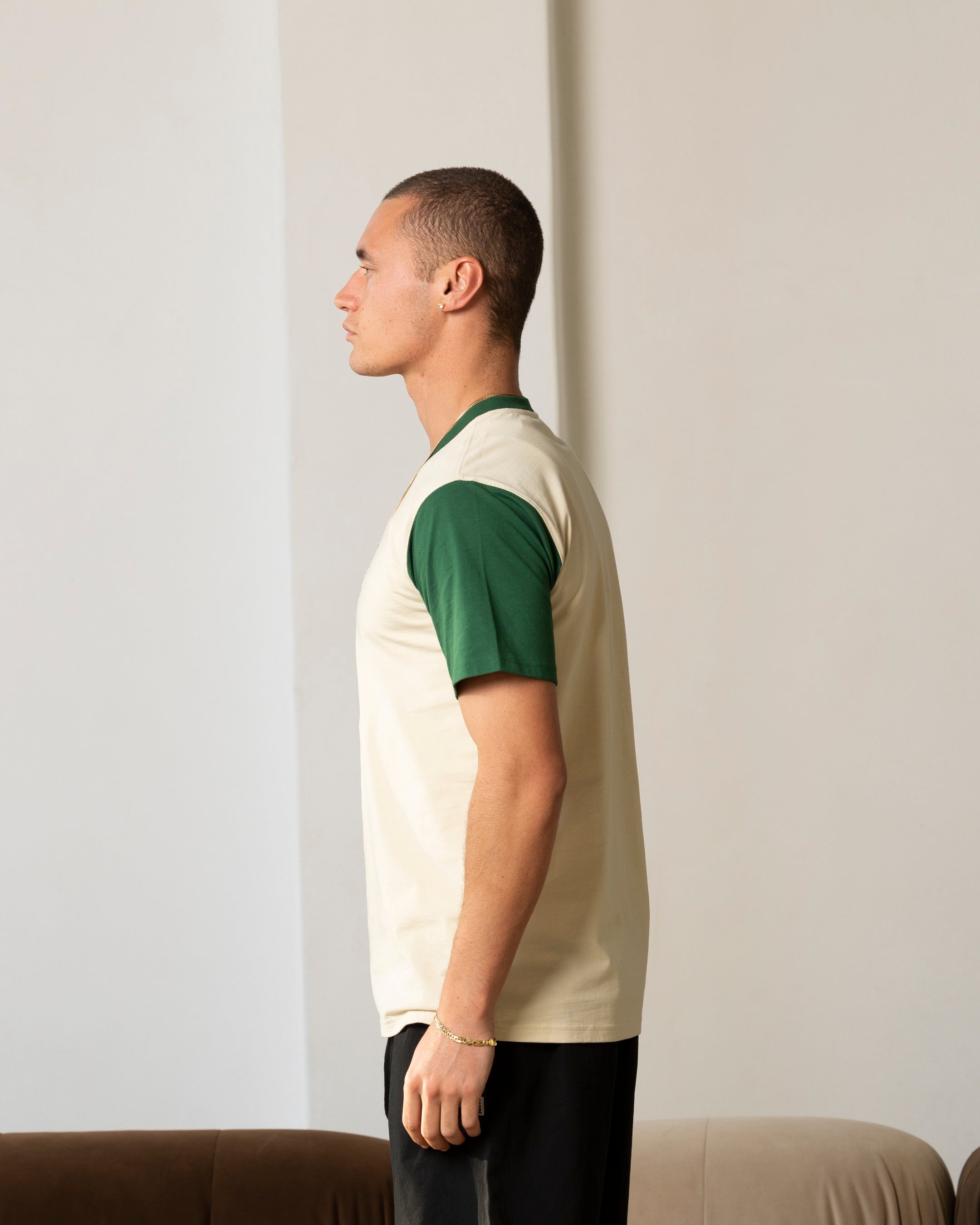 Carre Script Two Tone T-Shirt Off White、mySite、zt4zffjzw