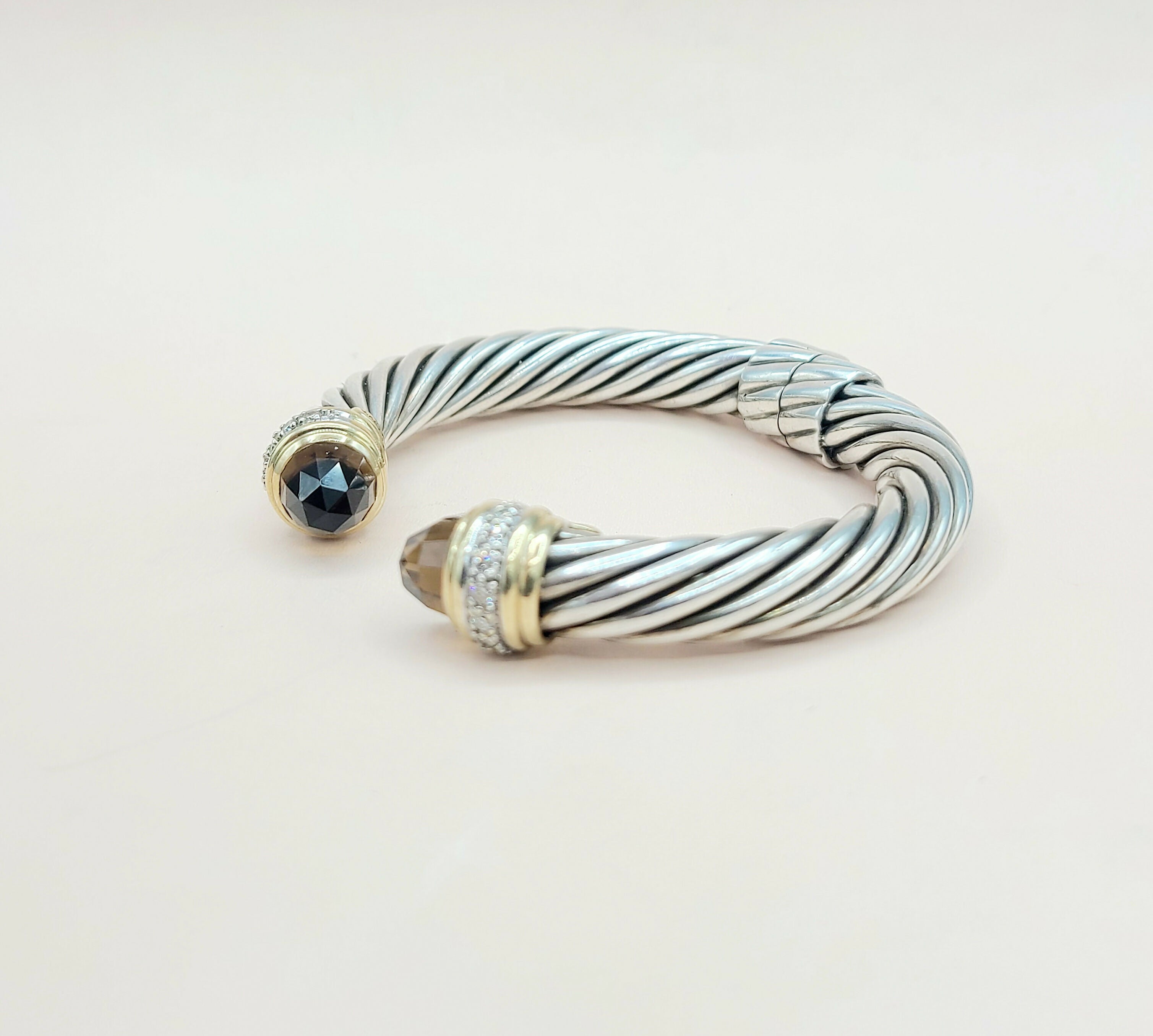 David Yurman Bracelet 10mm Smoky Quartz & Diamonds Gold、mySite、hinf8tx79