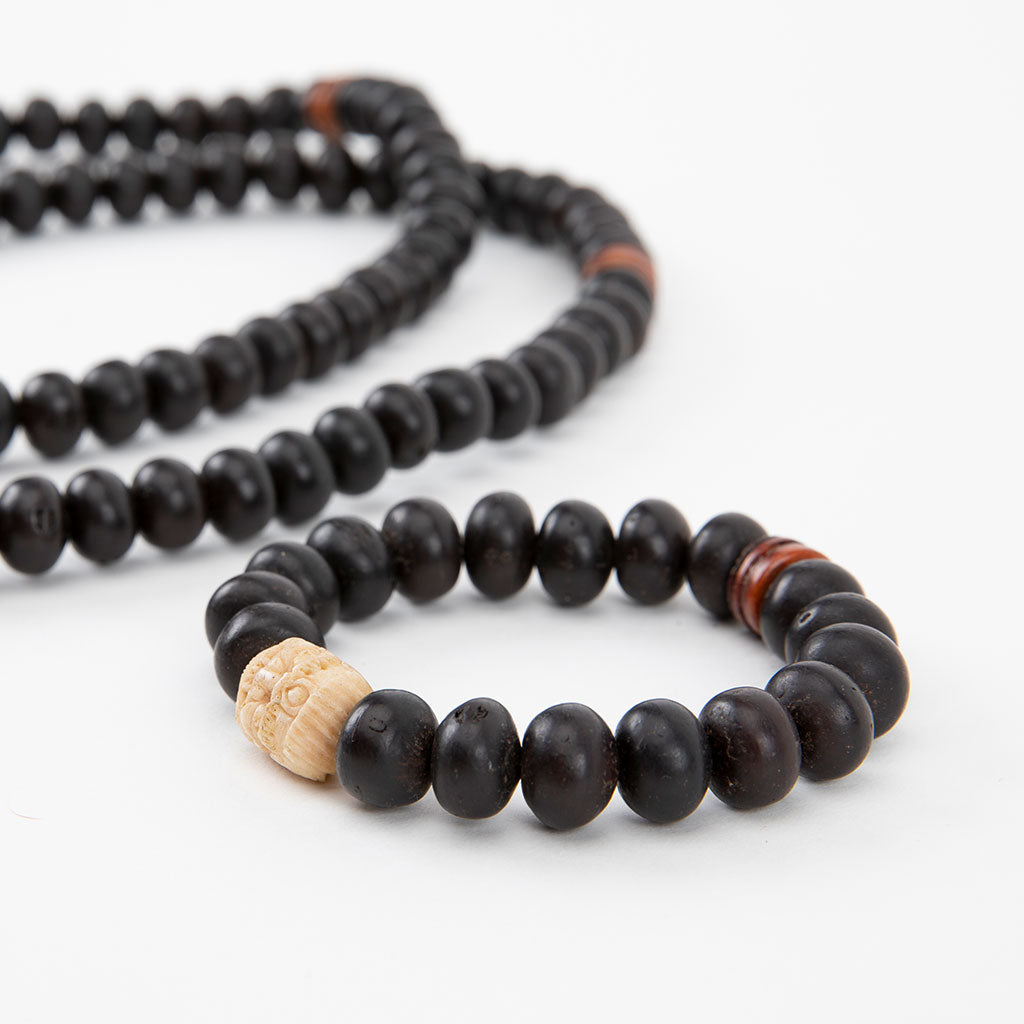 Mahakala, Bone & Bodhi Seed Mala Beads Set、mySite、topwebapps