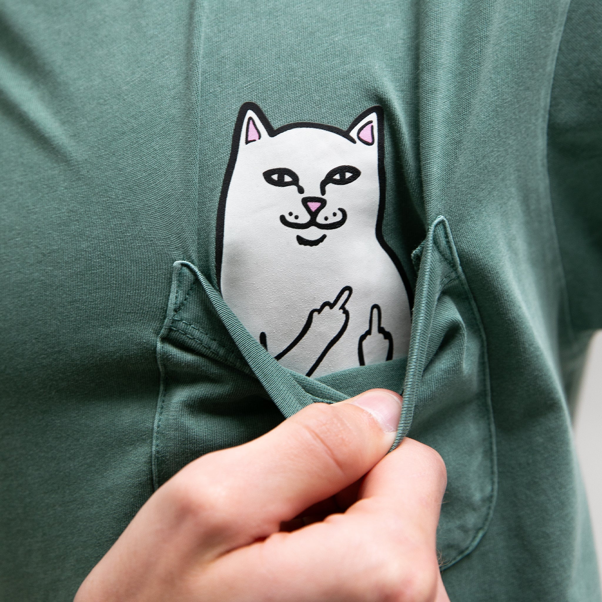 Lord Nermal Pocket Tee (Olive Mineral)、mySite、merchandisen