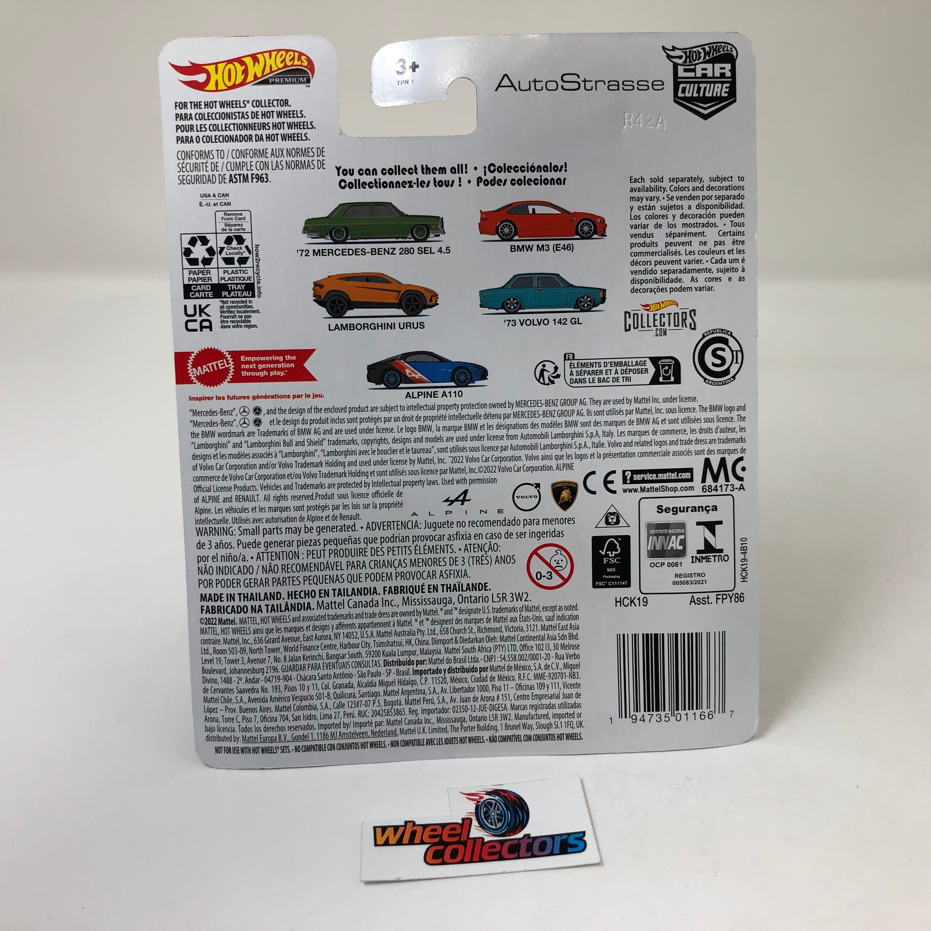 Auto Strasse Complete 5 Car Set * 2022 Hot Wheels Car Culture Case Q、mySite、hgirdovlk