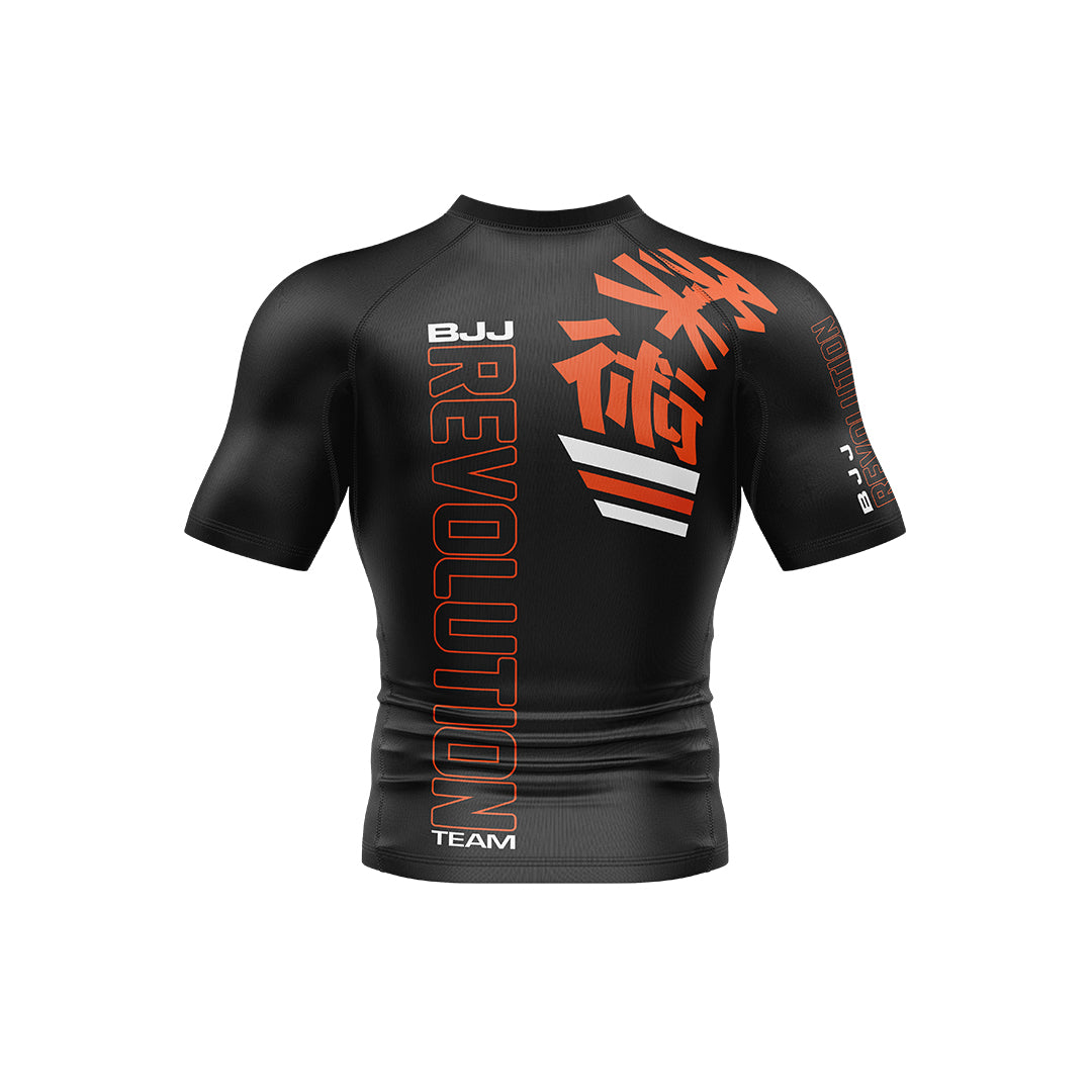 BJJ Revolution KIDS Ranked Rashguard Short Sleeve、mySite、gigharbornorthrealestate