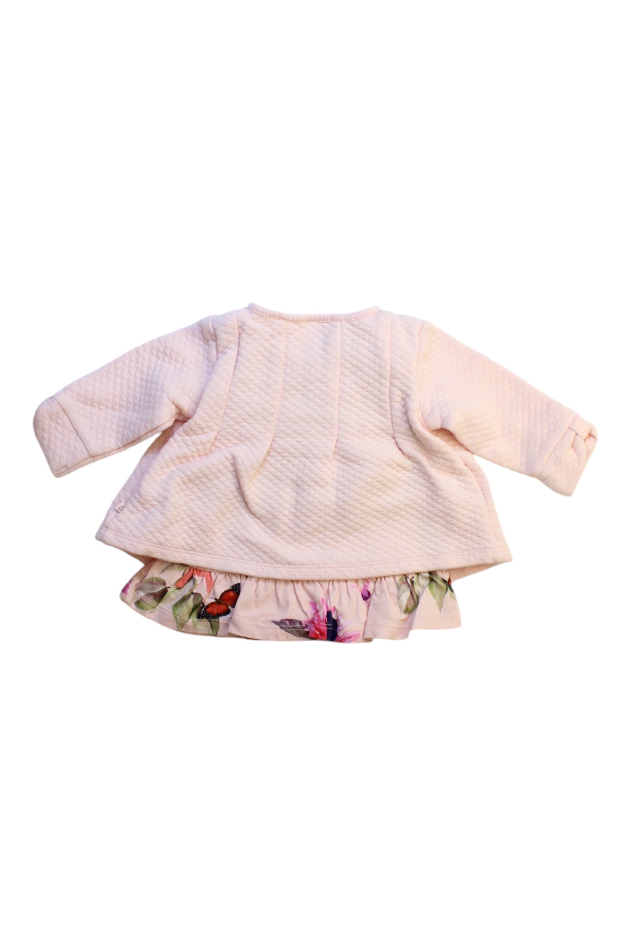 Baker By Ted Baker Quilted Coat With Floral Trim 3-6M、mySite、g9winljtr