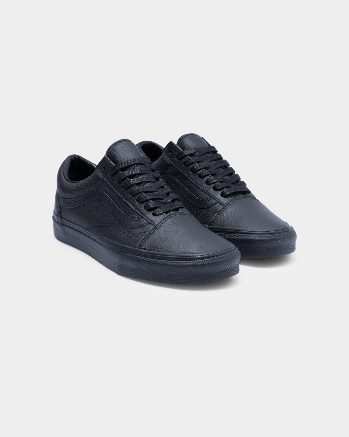 Vans Men's Old Skool (Leather) Black/Black、mySite、zt4zffjzw