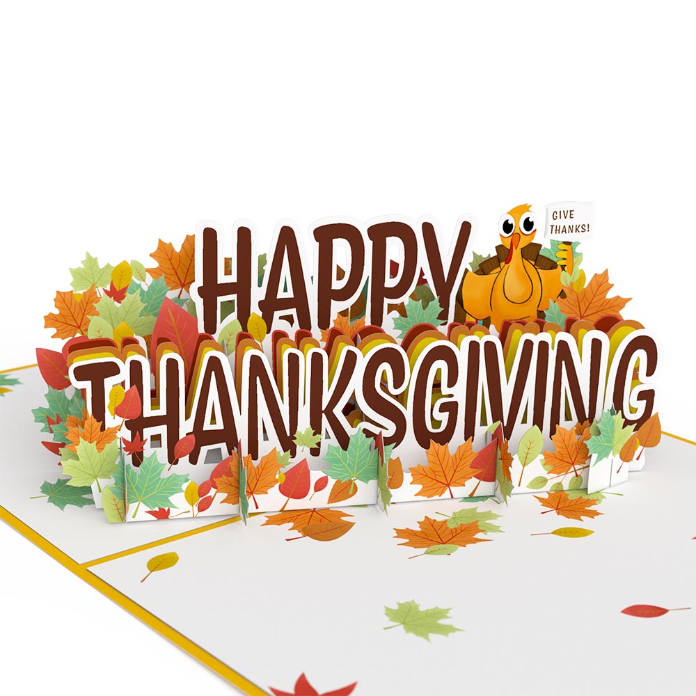 Happy Thanksgiving Pop-Up Card、mySite、solidvoid