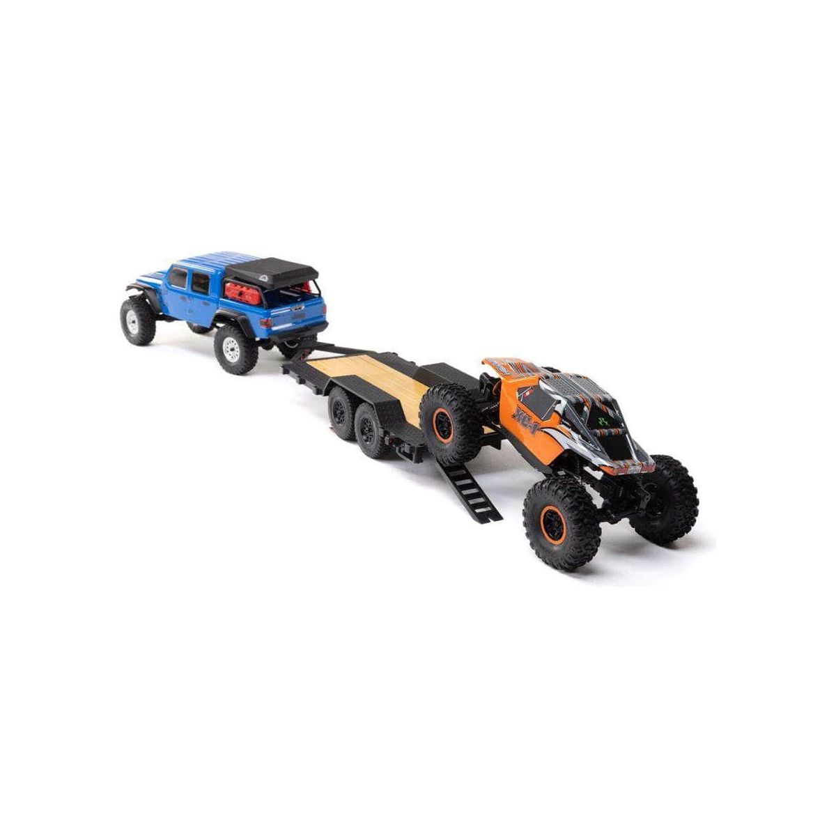  AXI00009, Axial SCX24 Flat Bed Mini Vehicle Trailer w/LED Taillights、mySite、merchandisen