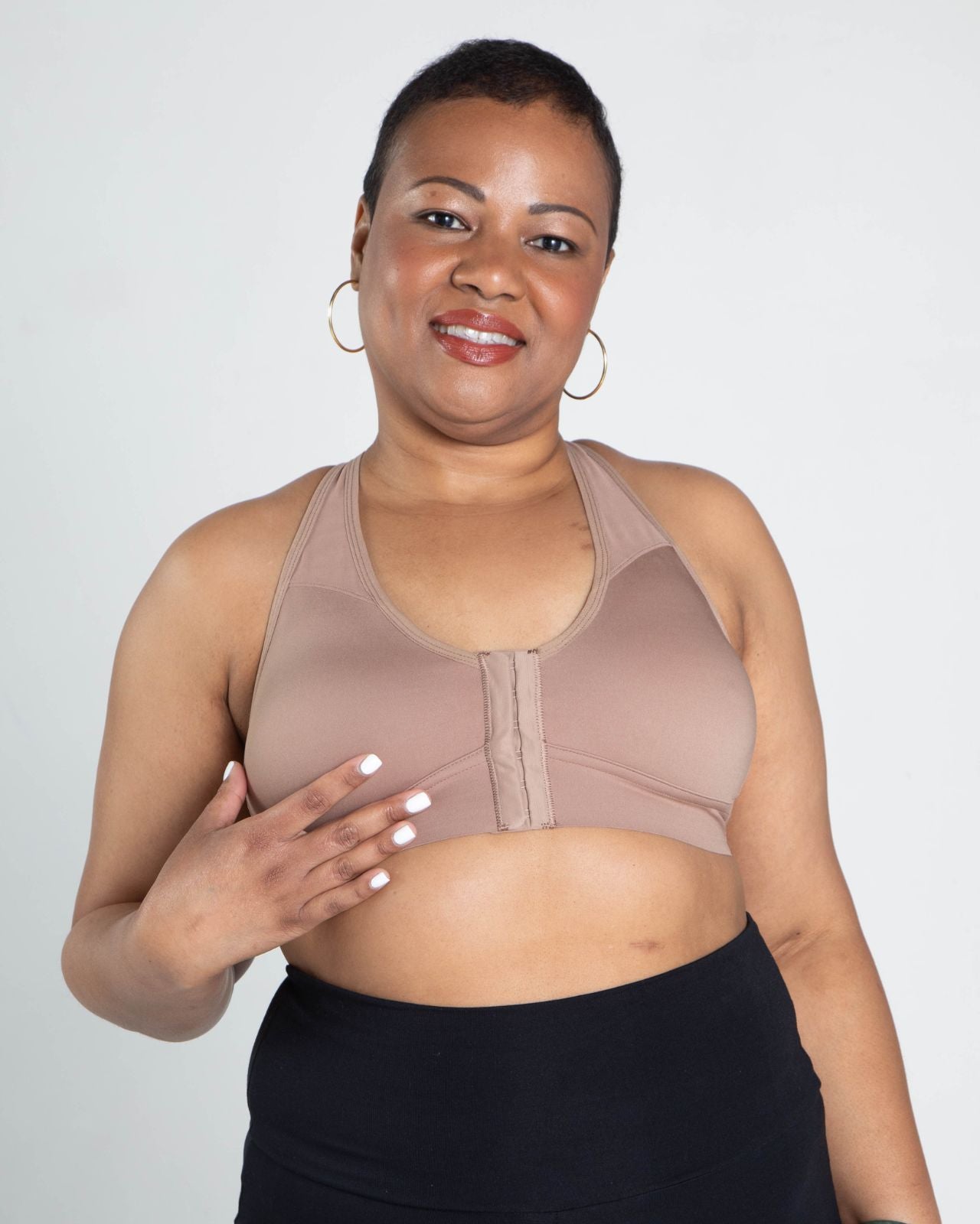 Bianca Front Closure Sports Bra、mySite、bengalsvssteelers