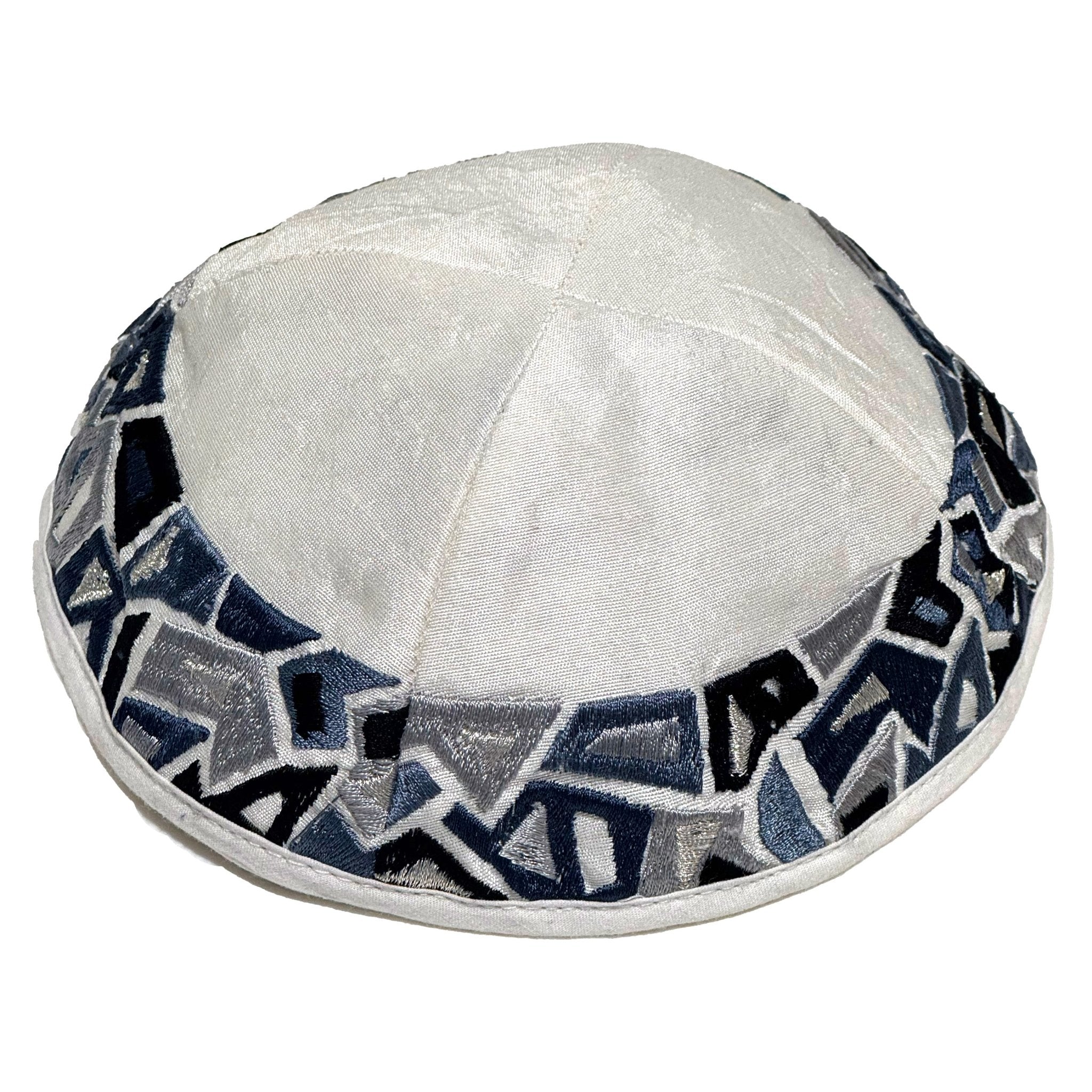  Geometry Black/Grey Kippah、mySite、elrpsem3k