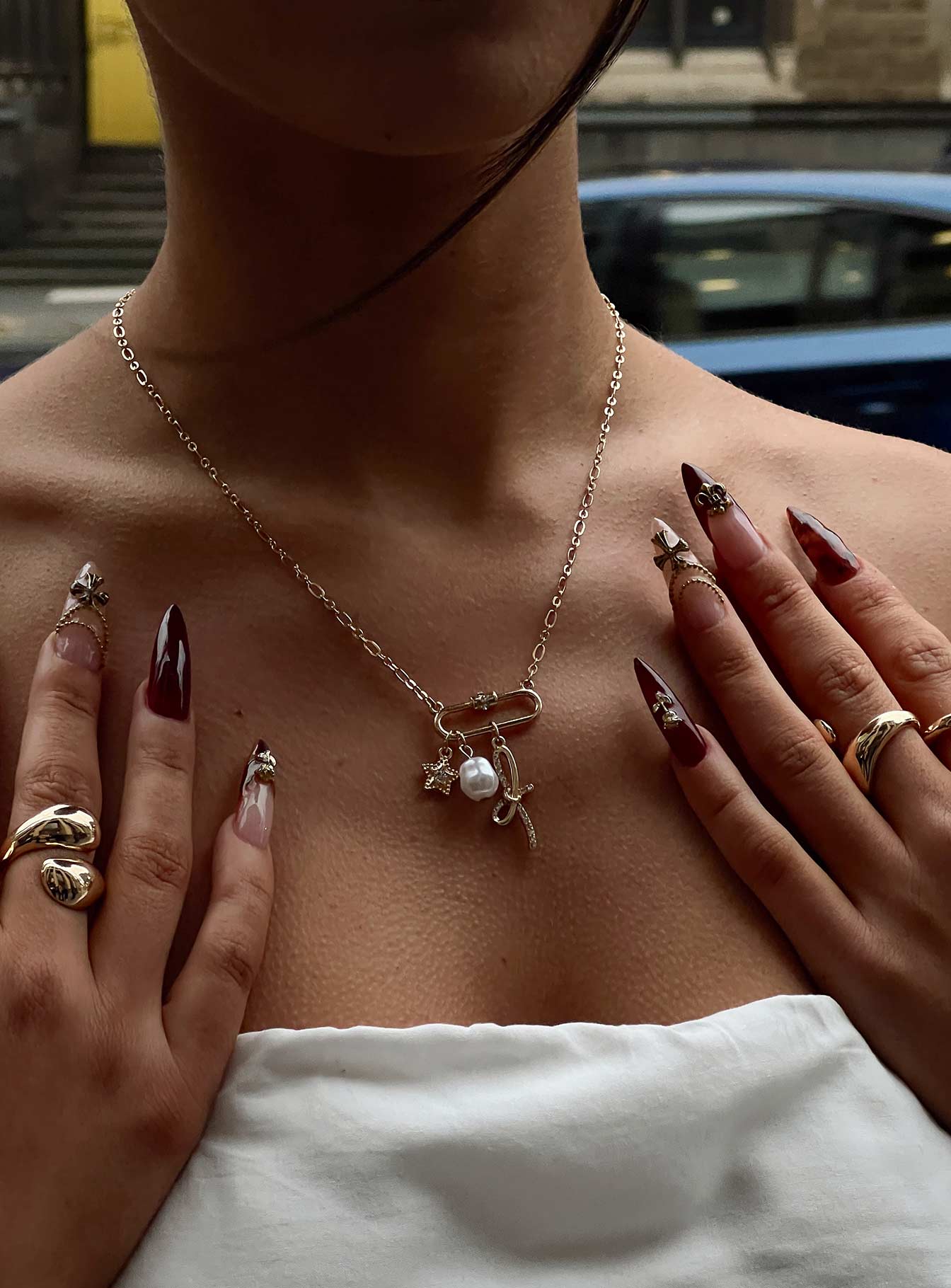 Attachment Necklace Gold、mySite、solidvoid