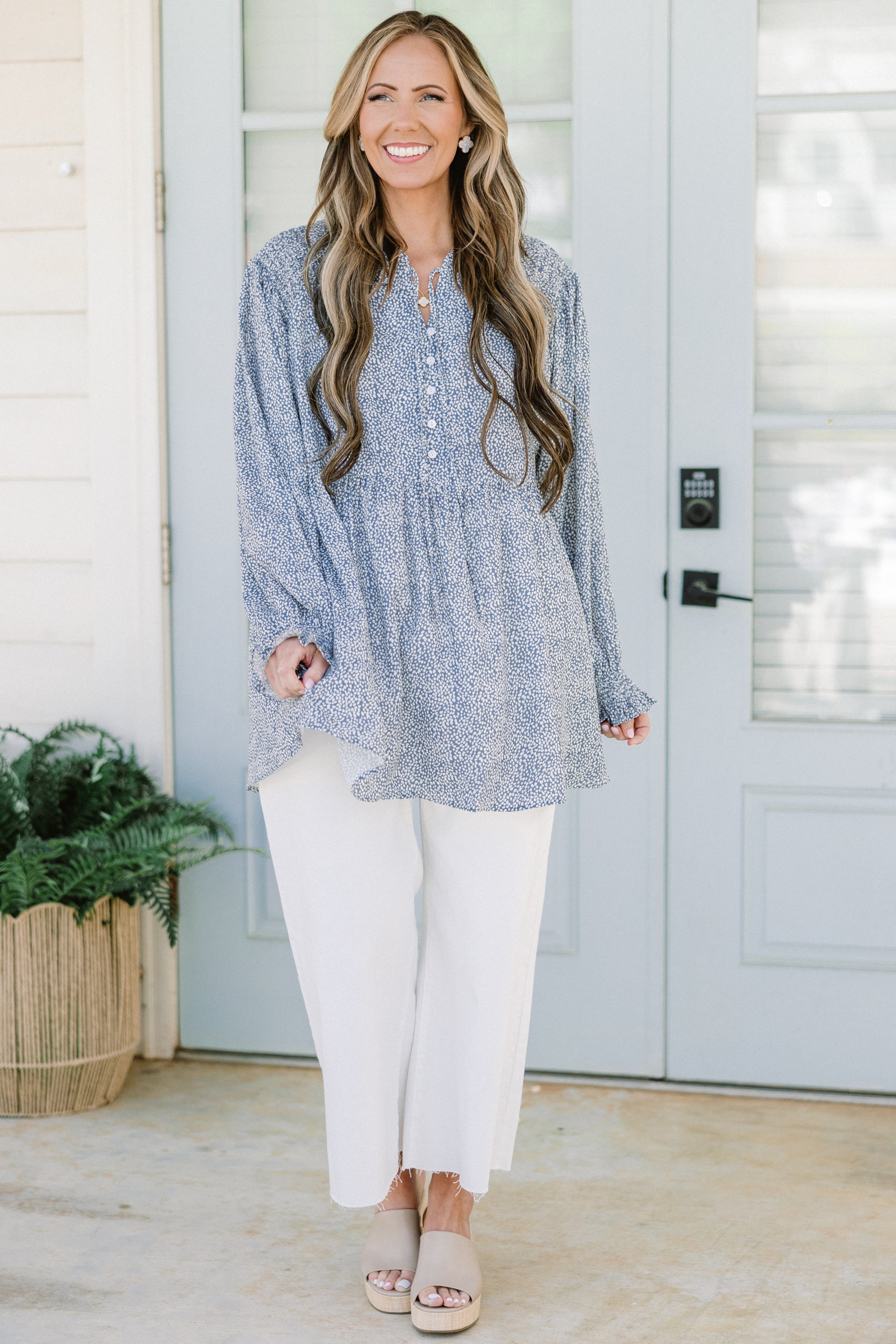  World Hear Me Roar Top, Blue、mySite、justintrudeaud