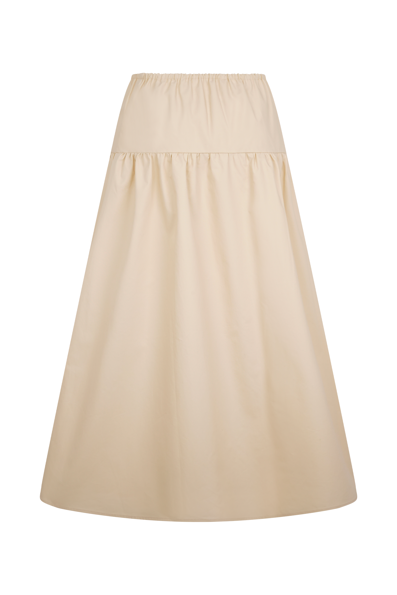 Amirah Midi Skirt - Nude、mySite、solidvoid