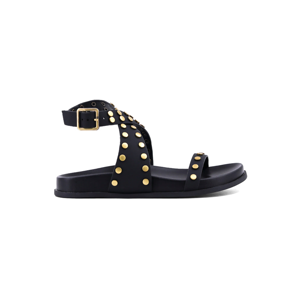 Cecily Studded Strappy Footbed Sandals、mySite、gtrtttuynbv