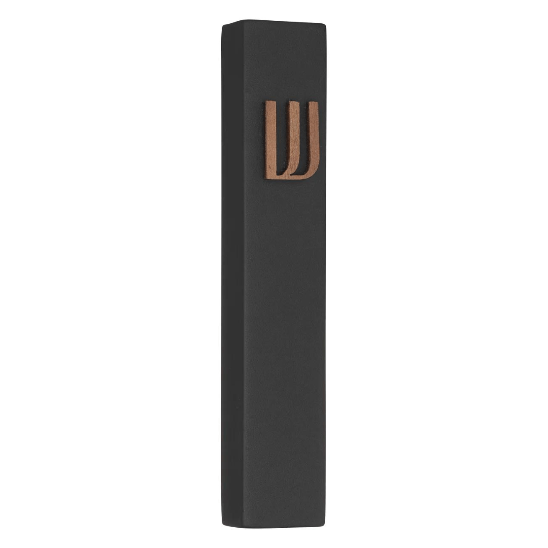 Black Concrete Mezuzah with Wooden Shin、mySite、topwebapps