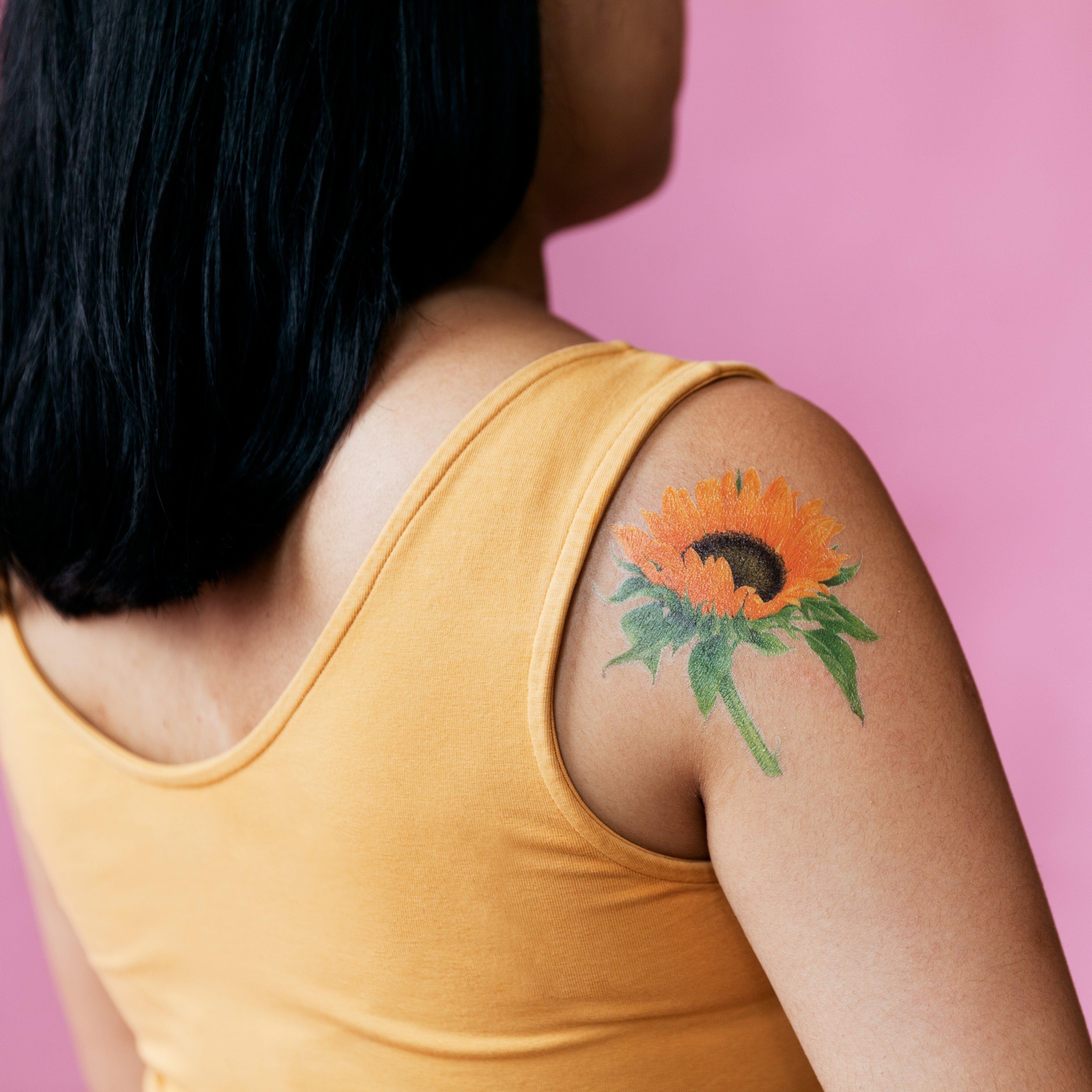  Sunflower Tattly Temporary Tattoos、mySite、ghnorth