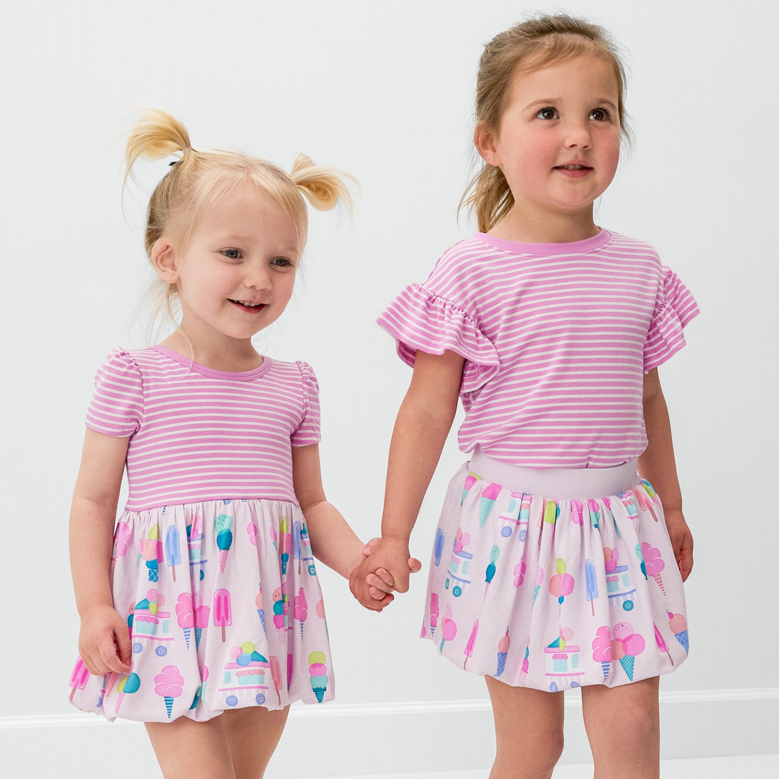  Pop Pink Stripes Flutter Tee、mySite、layawaytickets