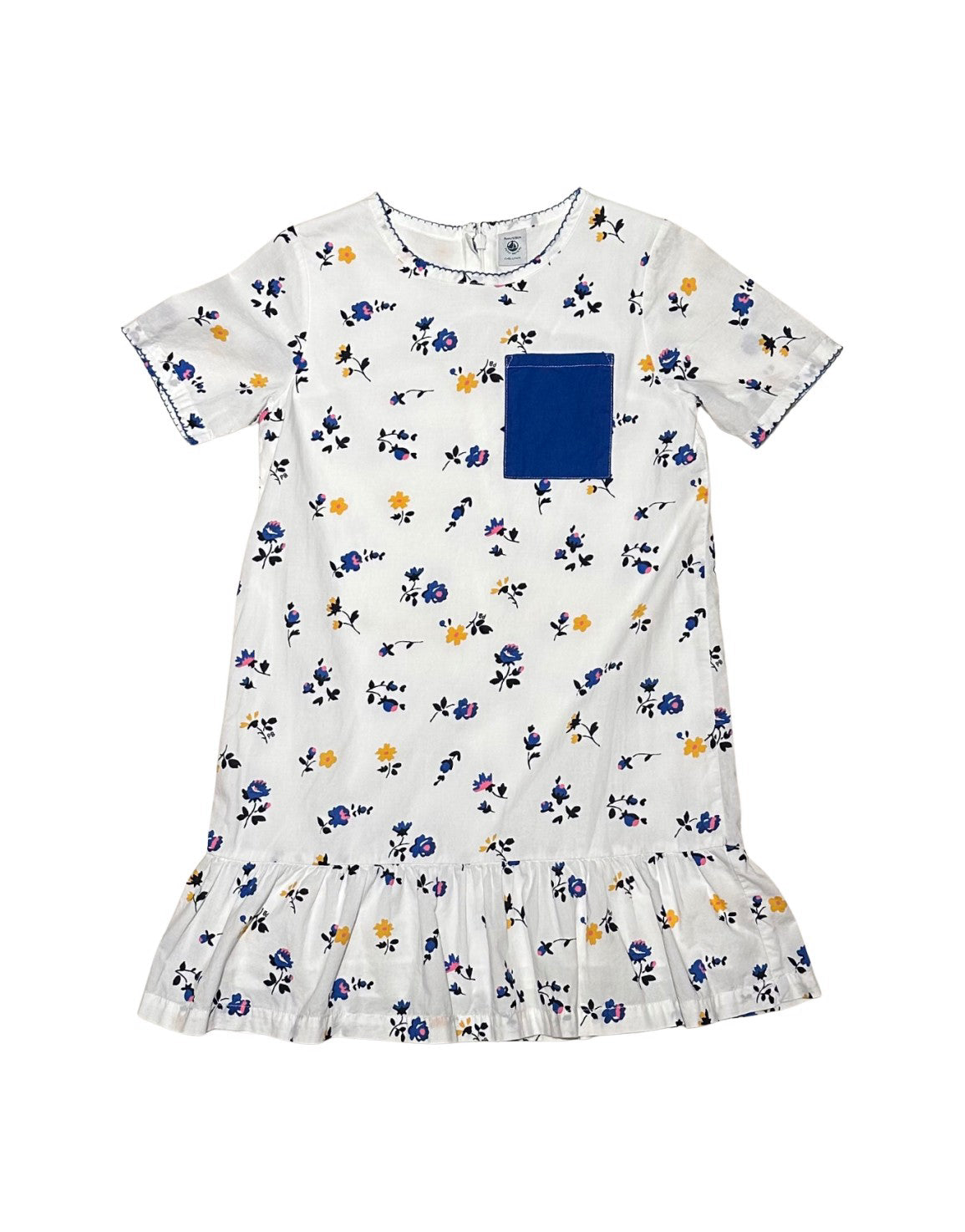 Petit Bateau Short Sleeve Dress 8Y、mySite、g9winljtr