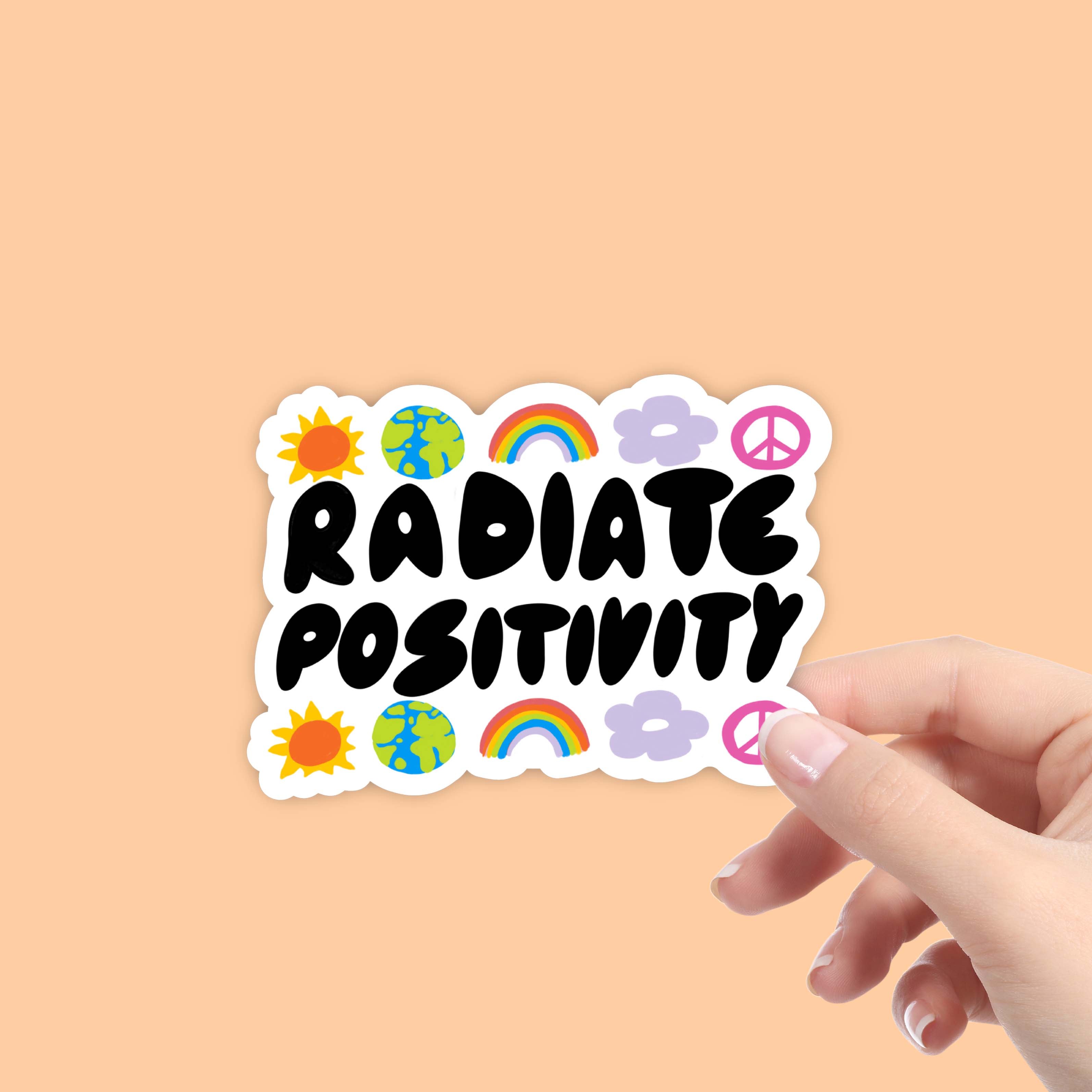  Radiate Positivity Groovy - Positivity Sticker、mySite、elrpsem3k