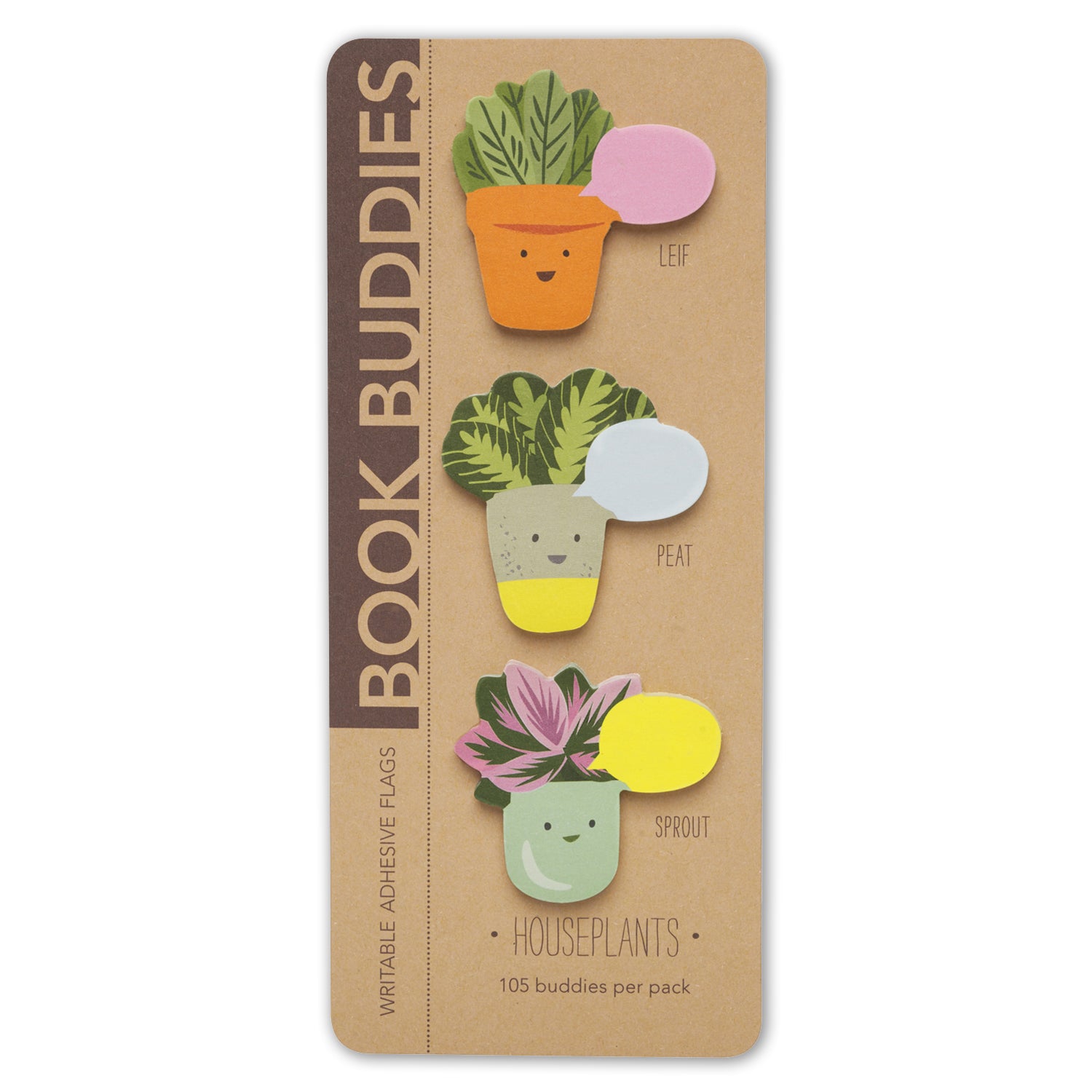  House Plants Book Buddies Sticky Page Flags、mySite、ghnorth