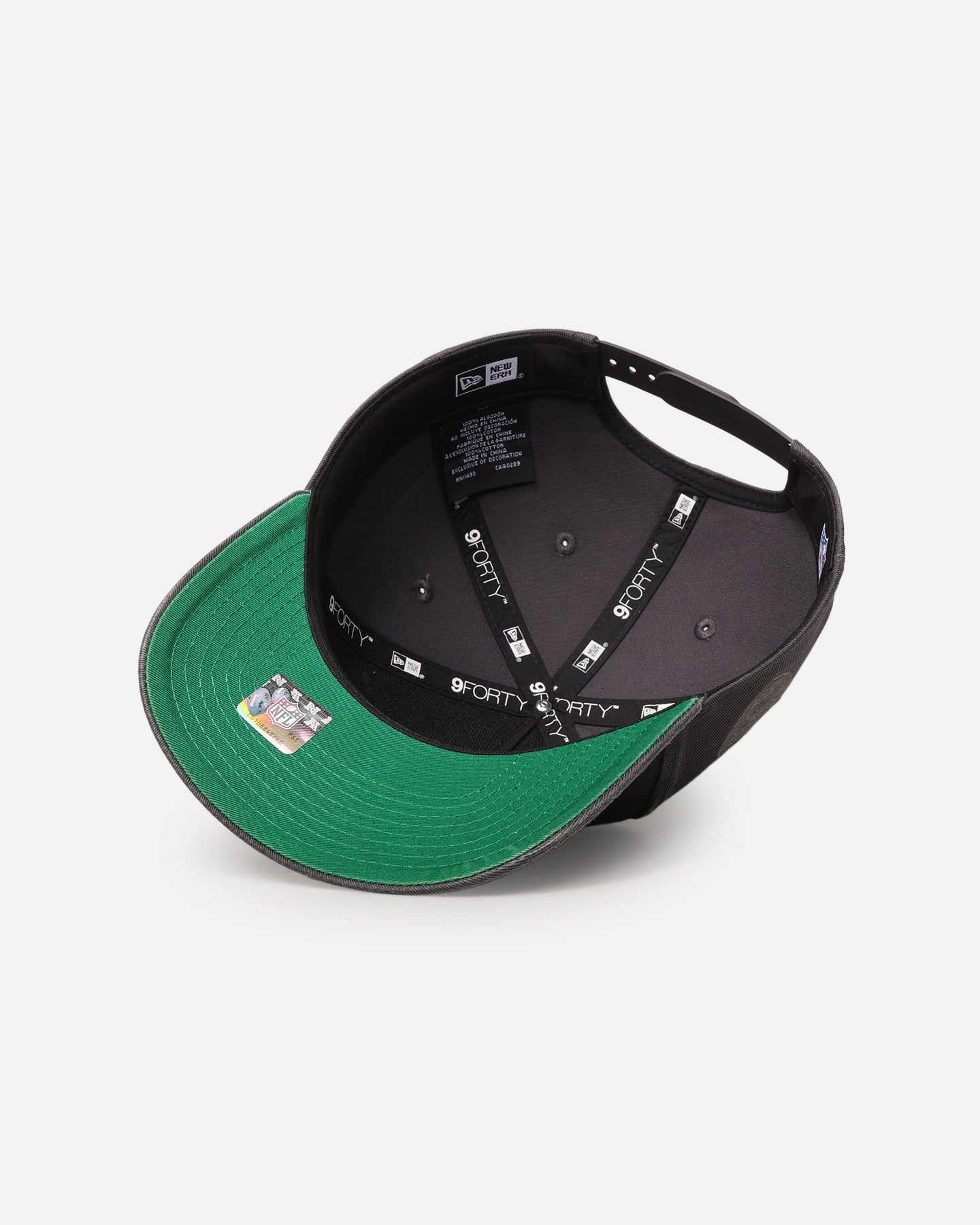 New Era Las Vegas Raiders 'Graphite Script' 9FORTY A-Frame Snapback Washed Graphite、mySite、zt4zffjzw