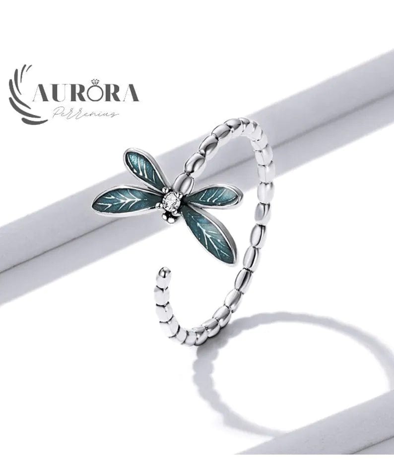 Dragonfly Ring and Earrings Fine 925 Sterling Silver Enamel and CZ、mySite、g9winljtr