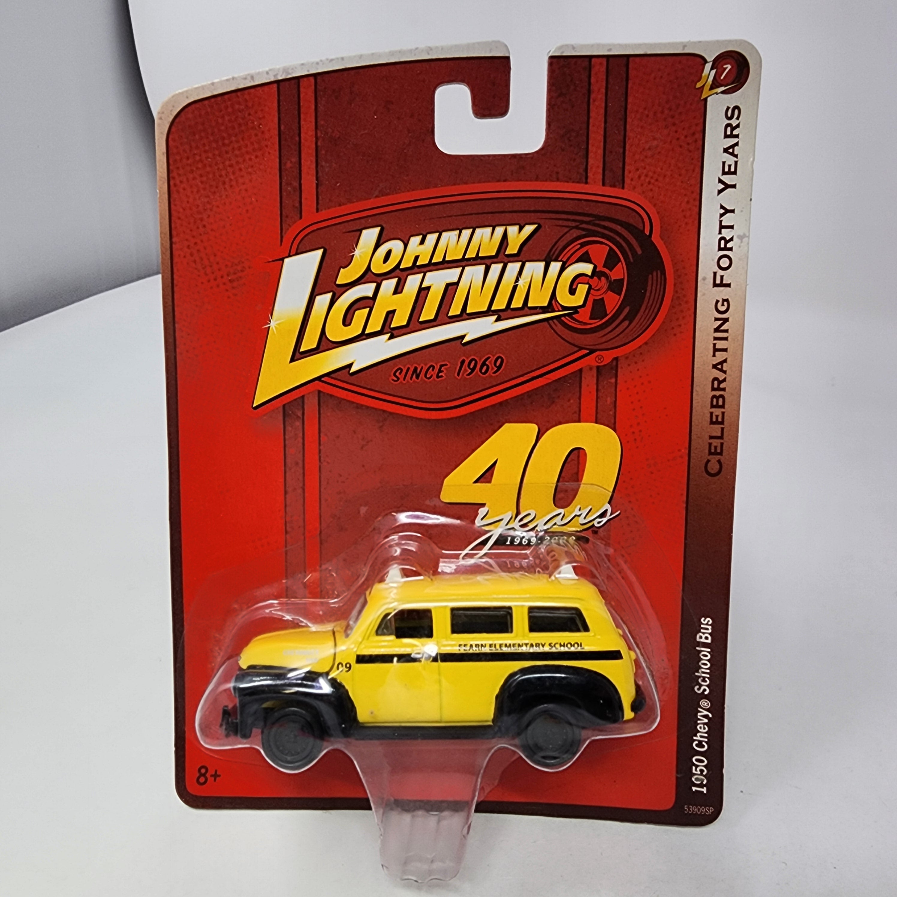 1950 Chevy School Bus * Johnny Lightning 40 Years、mySite、hgirdovlk
