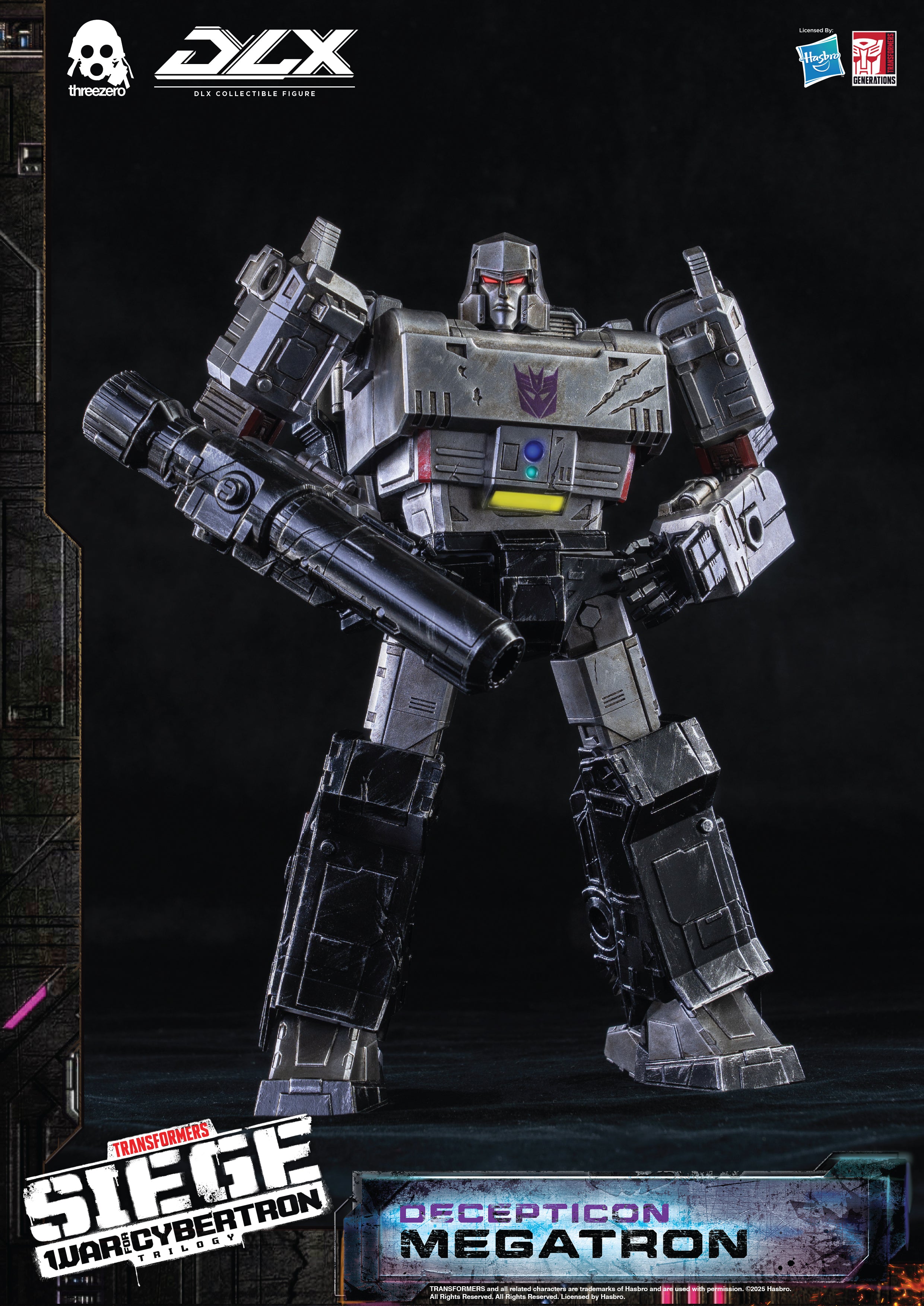 Threezero Transformers: War for Cybertron Trilogy DLX Megatron、mySite、hgirdovlk