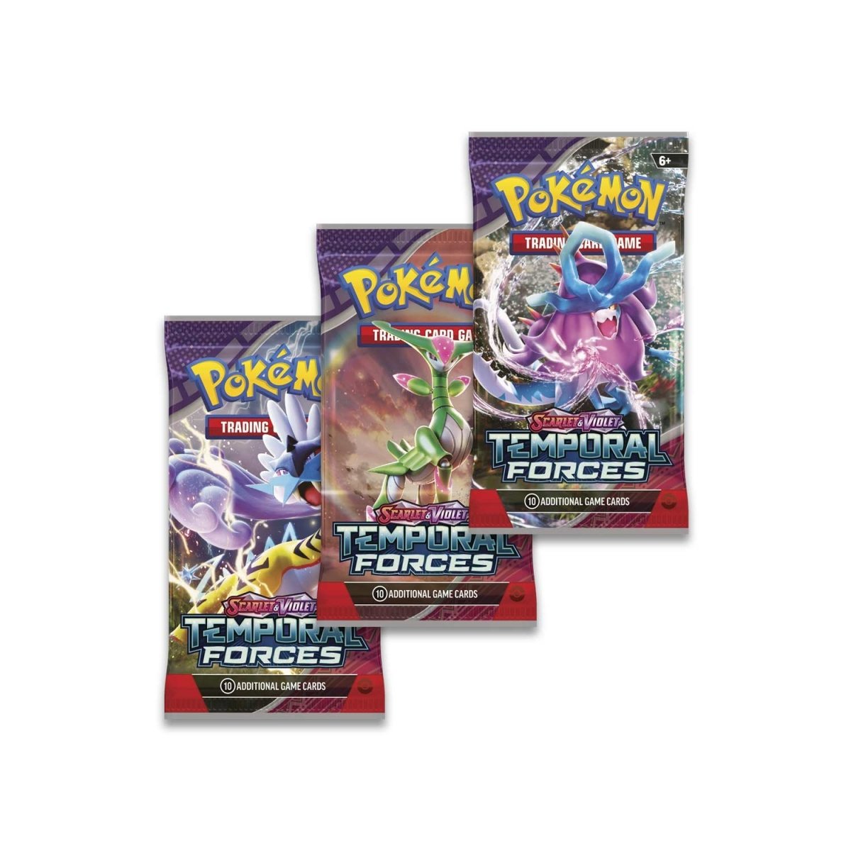 Pokémon TCG: Scarlet & Violet Temporal Forces 3 Booster Blister (Random Character)、mySite、hgirdovlk
