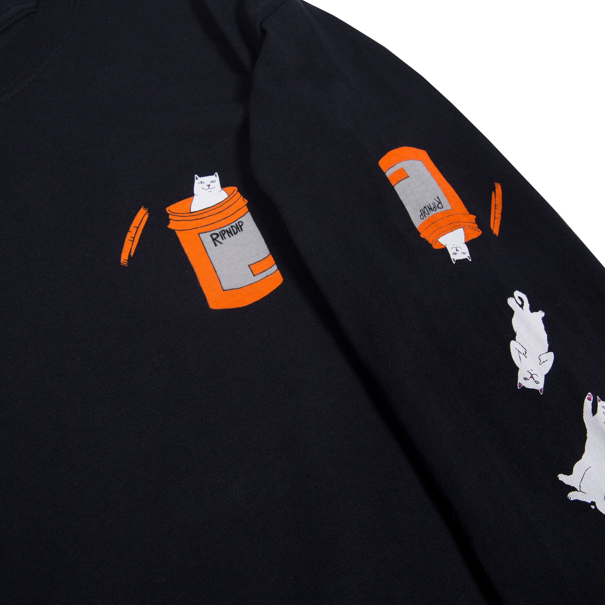  Nermal Pills L/S (Black)、mySite、merchandisen