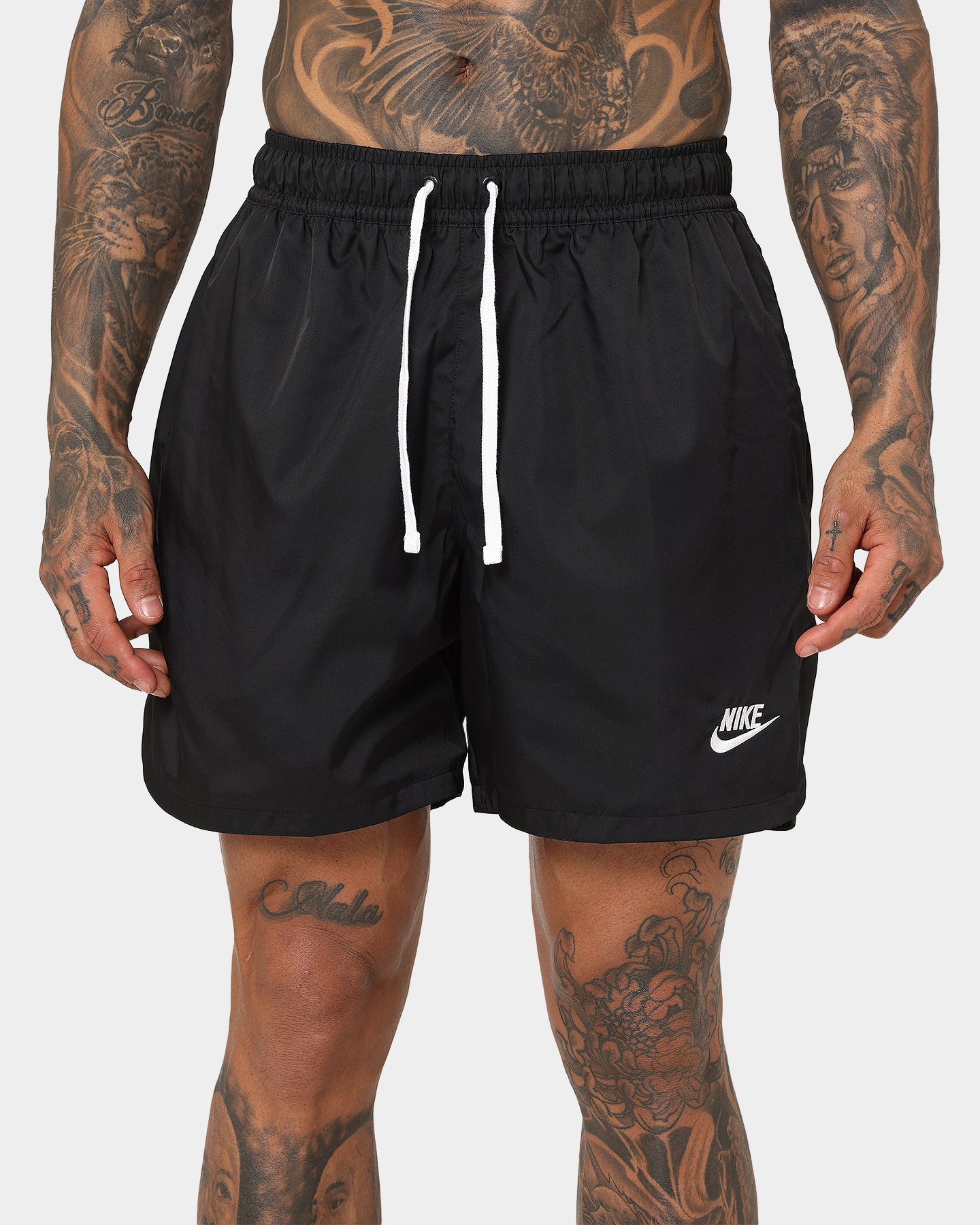 Nike Sportswear Woven Flow Shorts Black/White、mySite、zt4zffjzw