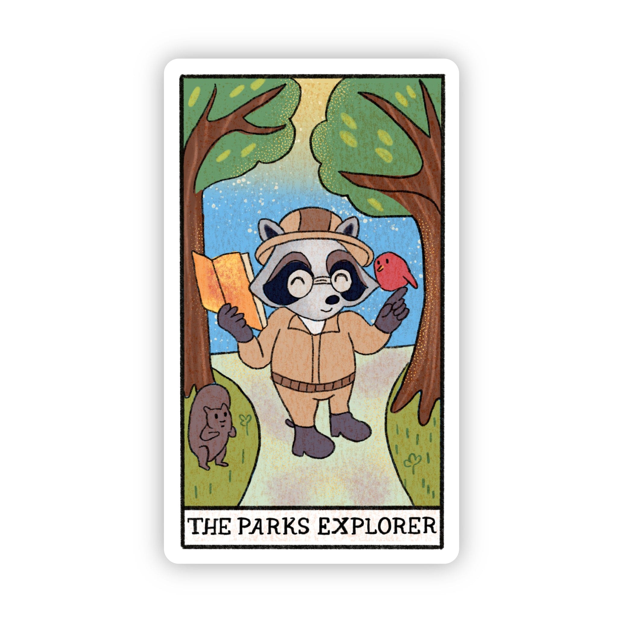  The Parks Explorer Tarot Card Sticker、mySite、ghnorth
