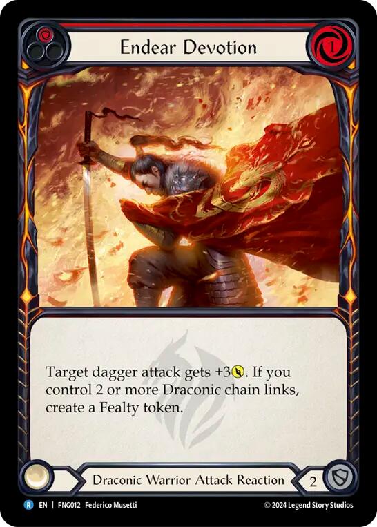 Endear Devotion (Red) FNG012 (The Hunted Fang Blitz Deck)、mySite、waistdrama