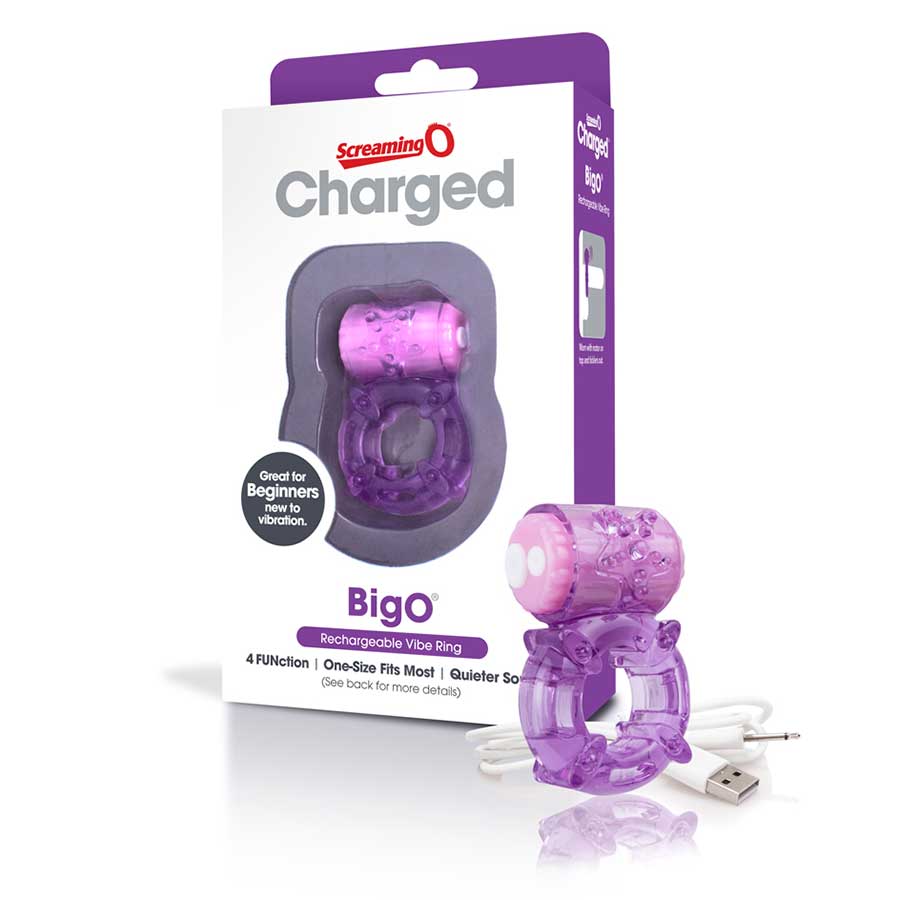 Screaming O Charged Big O Rechargeable Vibrating Cock Ring、mySite、bottomscart