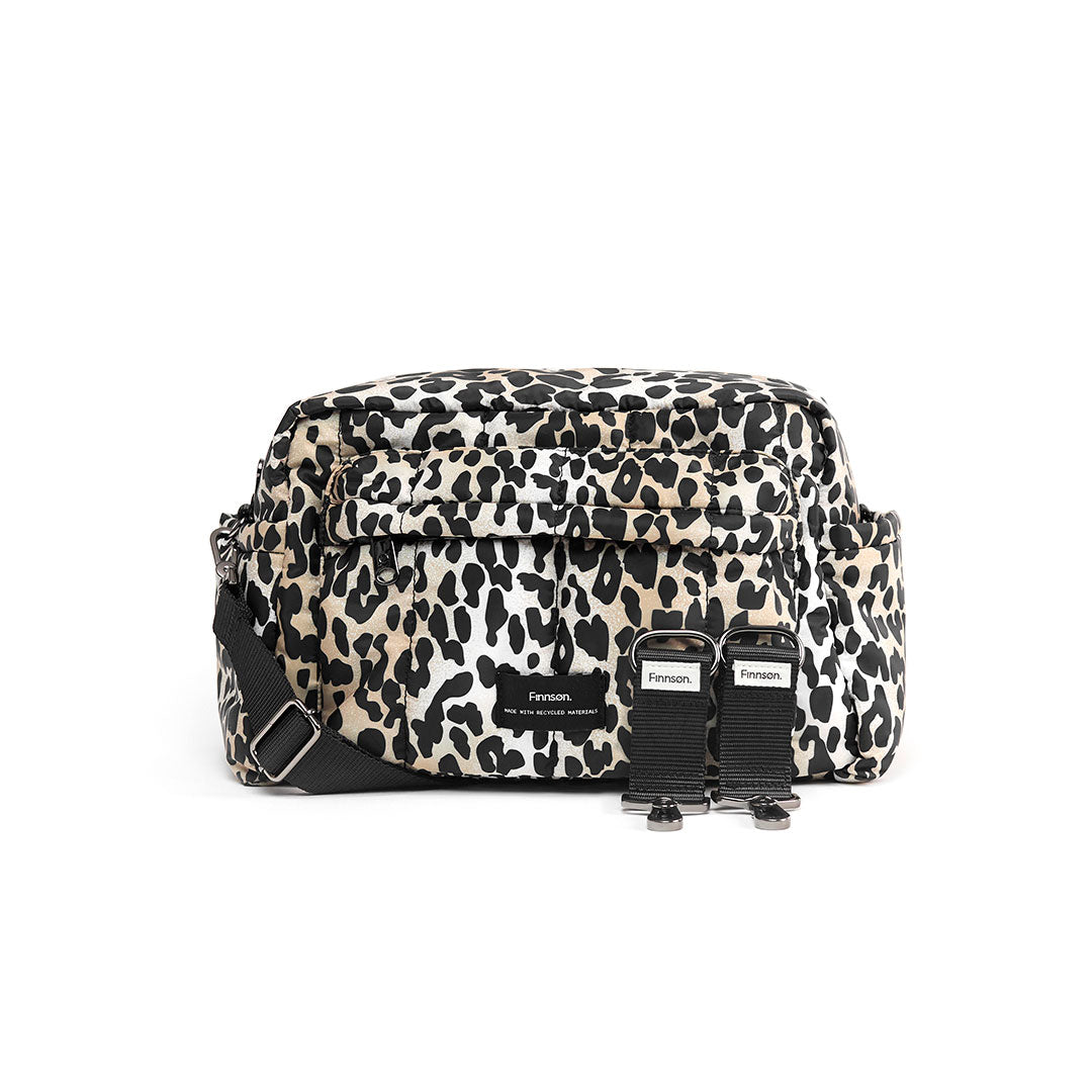  Finnson Freya Eco Compact Changing Bag + Oversized Stroller Organiser - Leopard、mySite、merchandisen