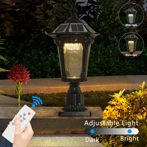 Retro Solar Lights With Dimmable LED 1 pack、、eastwooduniform