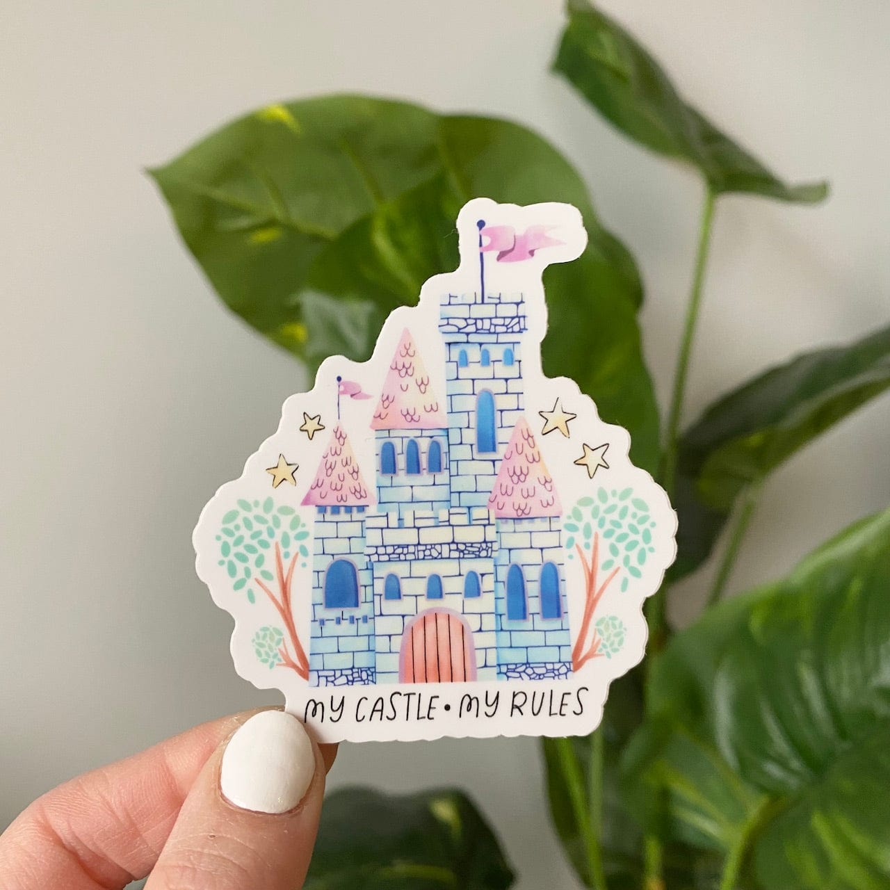  My Castle . My Rules Sticker、mySite、ghnorth