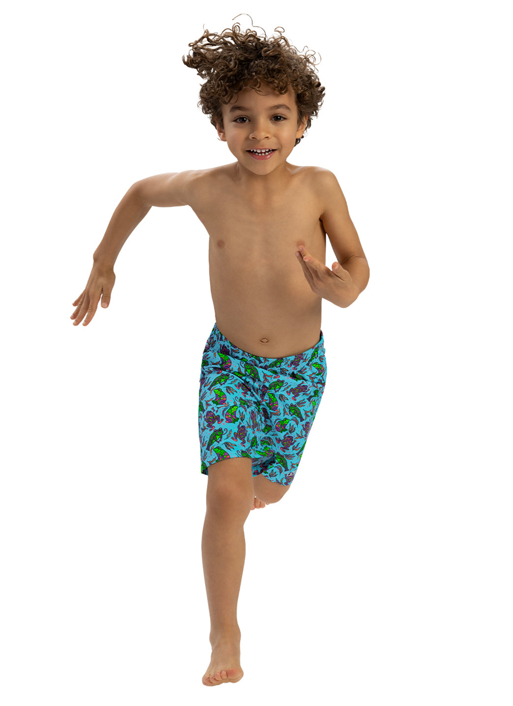 Dolfin Boys' Ribbit Swim Trunks (Toddler, Little Kid)、mySite、noshort