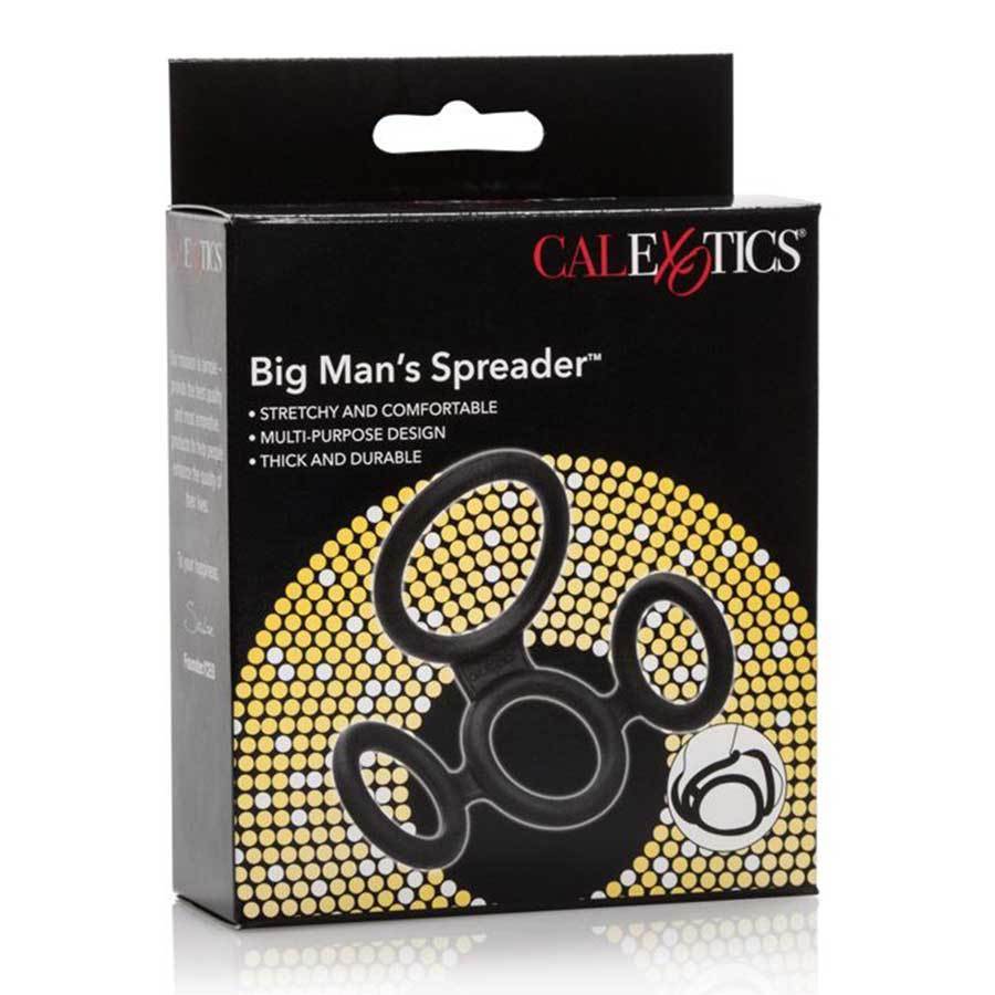 Big Man's Spreader Silicone Erection and Scrotum Enhancing Cock Ring、mySite、bottomscart