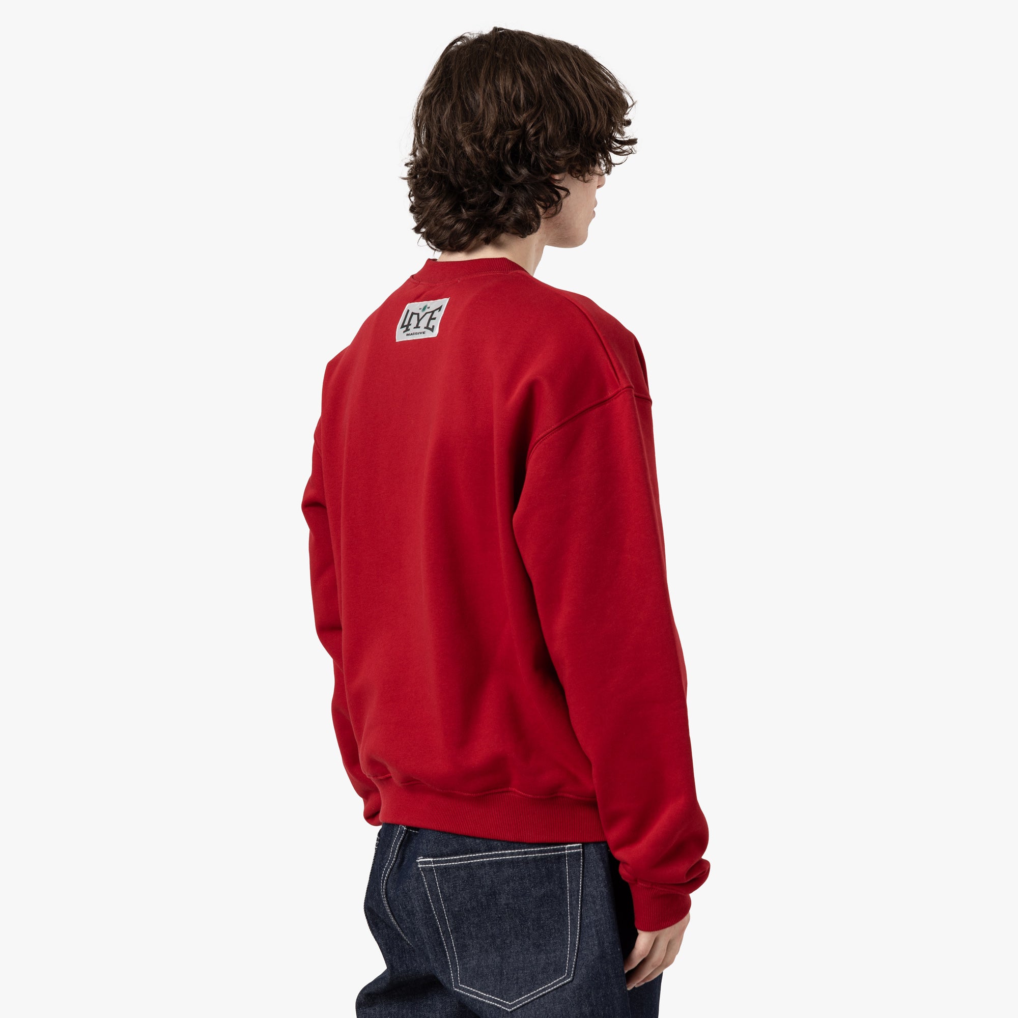  4YE Old Harbour Crewneck / Red、mySite、merchandisen