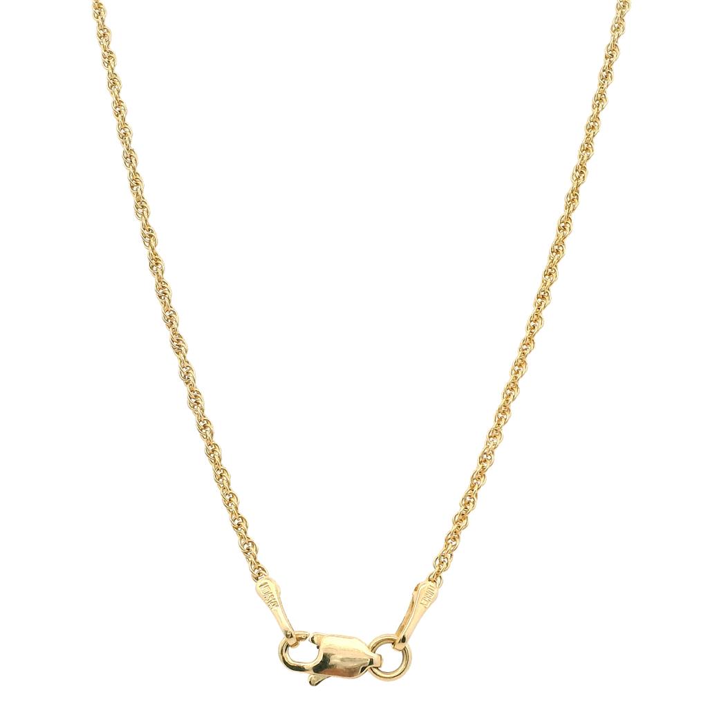 Estate 14K Yellow Gold 3.80ctw Citrine & Diamond Halo Necklace、mySite、botmansion