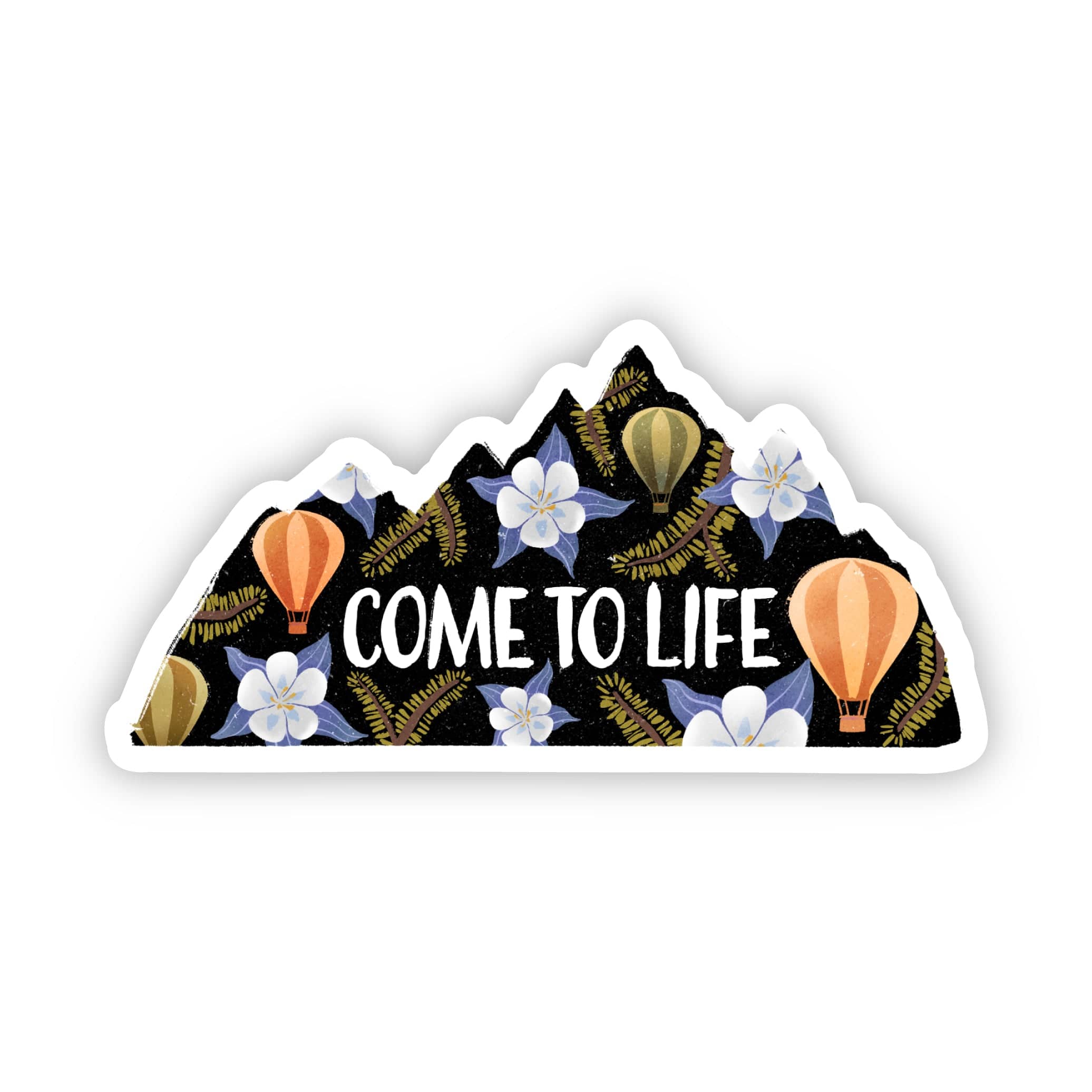  Come To Life Hot Air Balloon Colorado Sticker、mySite、ghnorth