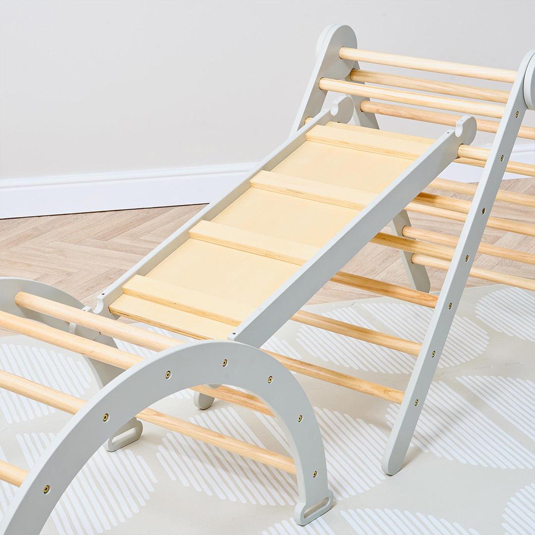  Tutti Bambini Scala Montessori 3 In 1 Pikler Climbing Frame With Climbing Wall - Mushroom、mySite、merchandisen