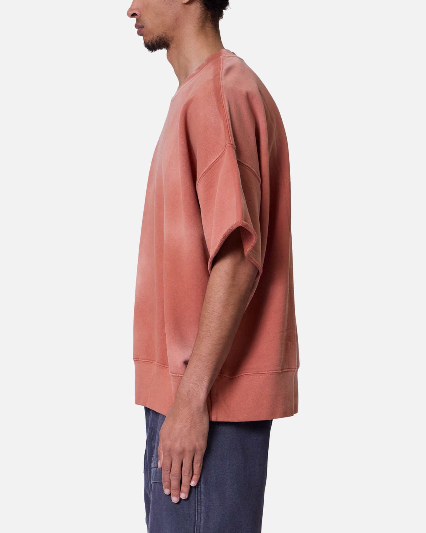 MNML Oversized Crewneck T-Shirt Rust、mySite、zt4zffjzw