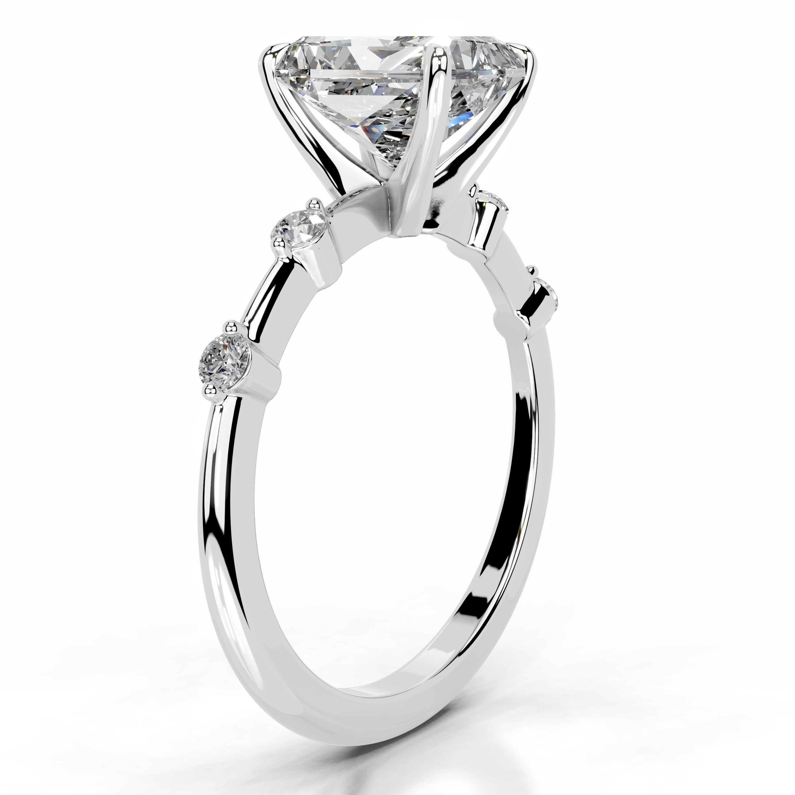 Liv Diamond Engagement Ring - 18K White Gold、mySite、hinf8tx79